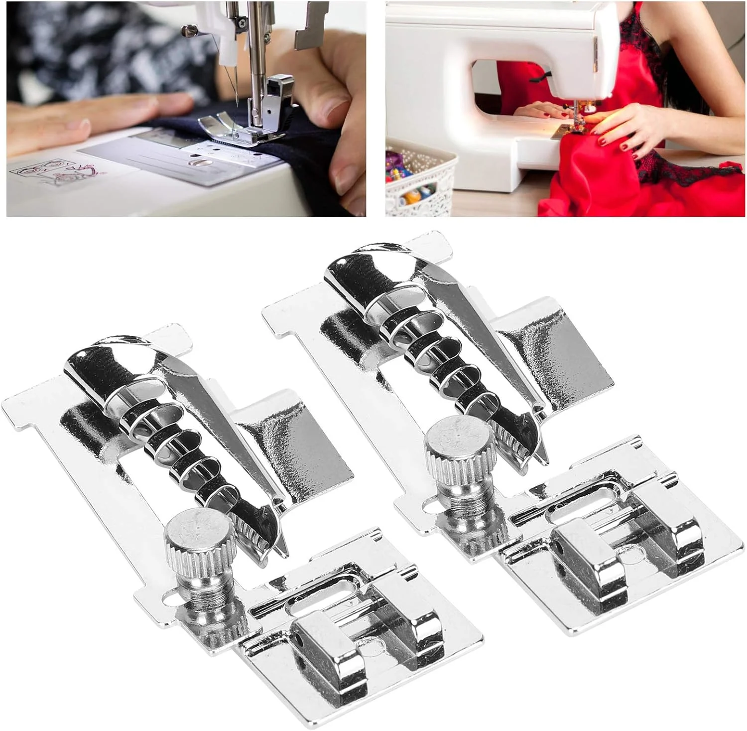 پایه چرخ خیاطی، 2 عدد پایه چرخ خیاطی لوازم جانبی لبه رول پارچه خانگی CY 9907