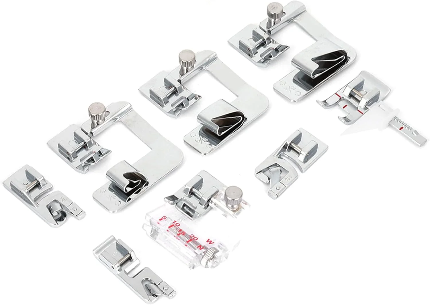 ست پایه چرخ خیاطی، کیت کاردستی پارچه سبک وزن، 8 عددی، پایه تخت، خیاطی کارآمد