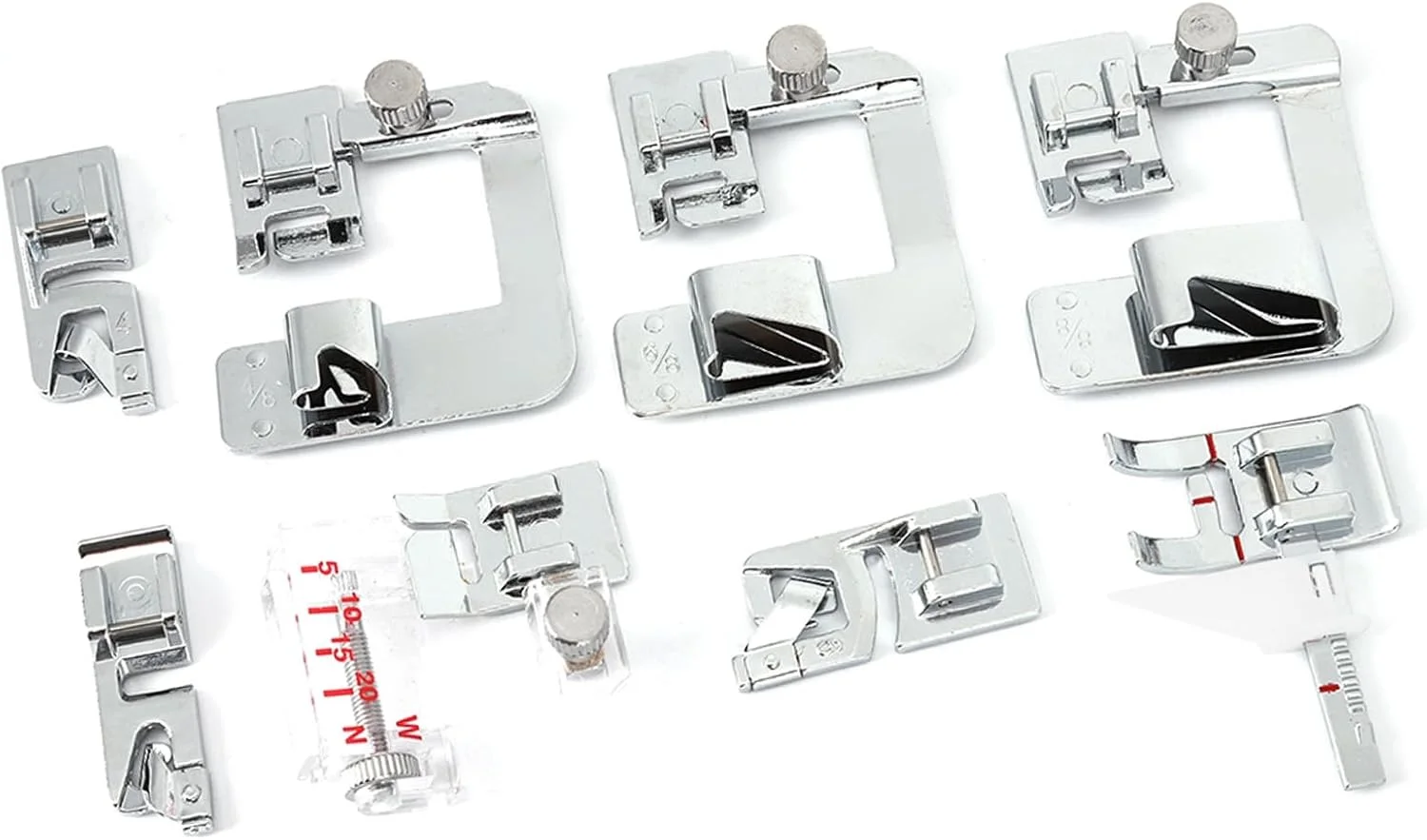 ست پایه چرخ خیاطی، کیت کاردستی پارچه سبک وزن، 8 عددی، پایه تخت، خیاطی کارآمد