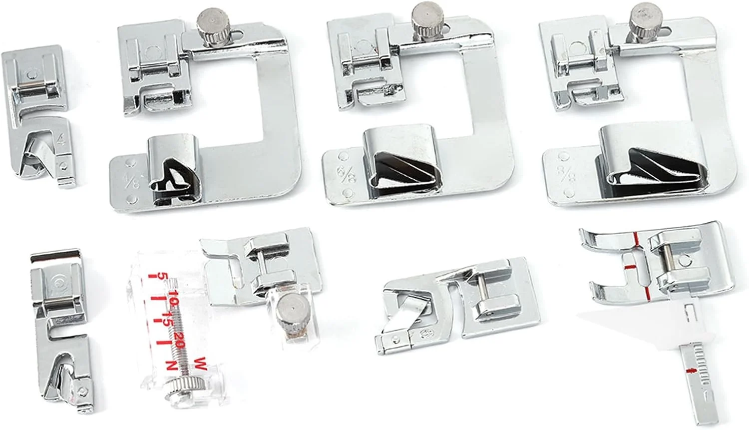 ست پایه چرخ خیاطی، کیت کاردستی پارچه سبک وزن، 8 عددی، پایه تخت، خیاطی کارآمد