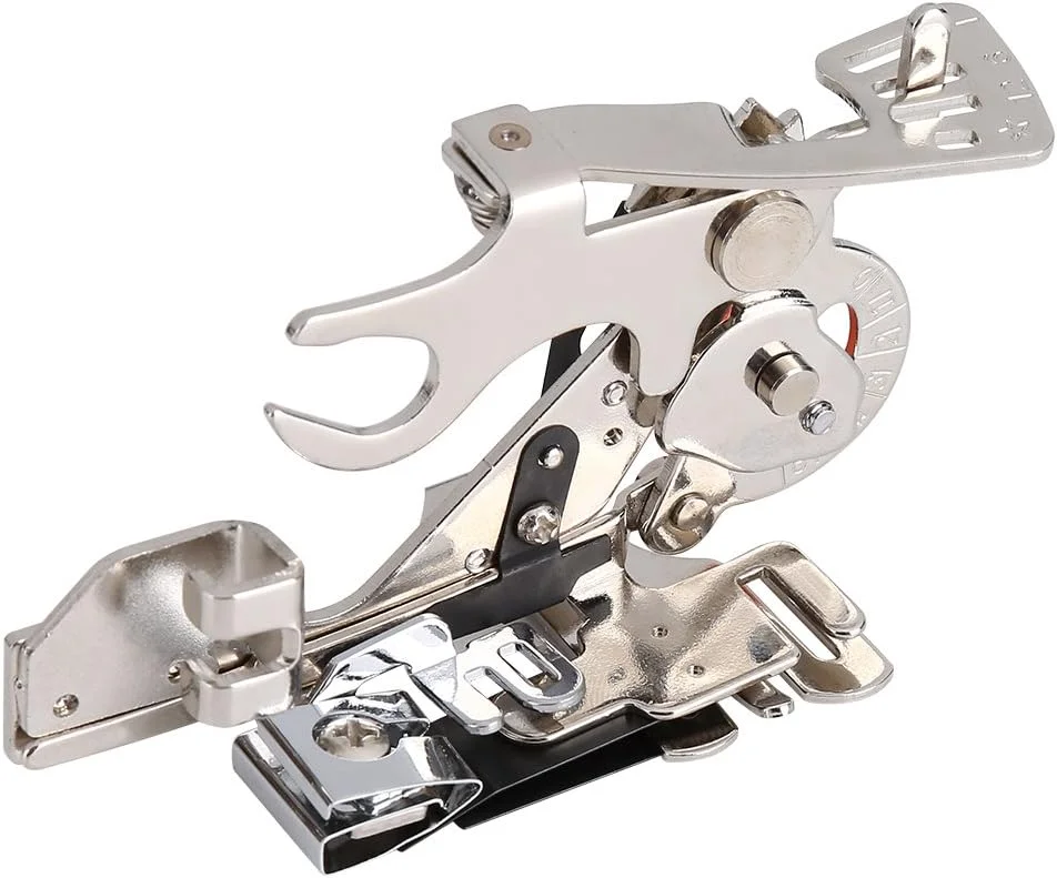 پایه چرخ خیاطی، پایه چین‌دار برای ابزار قطعات چرخ خیاطی خانگی (نقره‌ای)