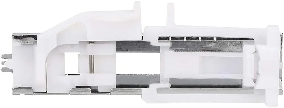 پایه فشاری چرخ خیاطی، پایه فشاری استیل ضد زنگ ABS نقره ای سفید برای مدل های ساق کوتاه چرخ خیاطی