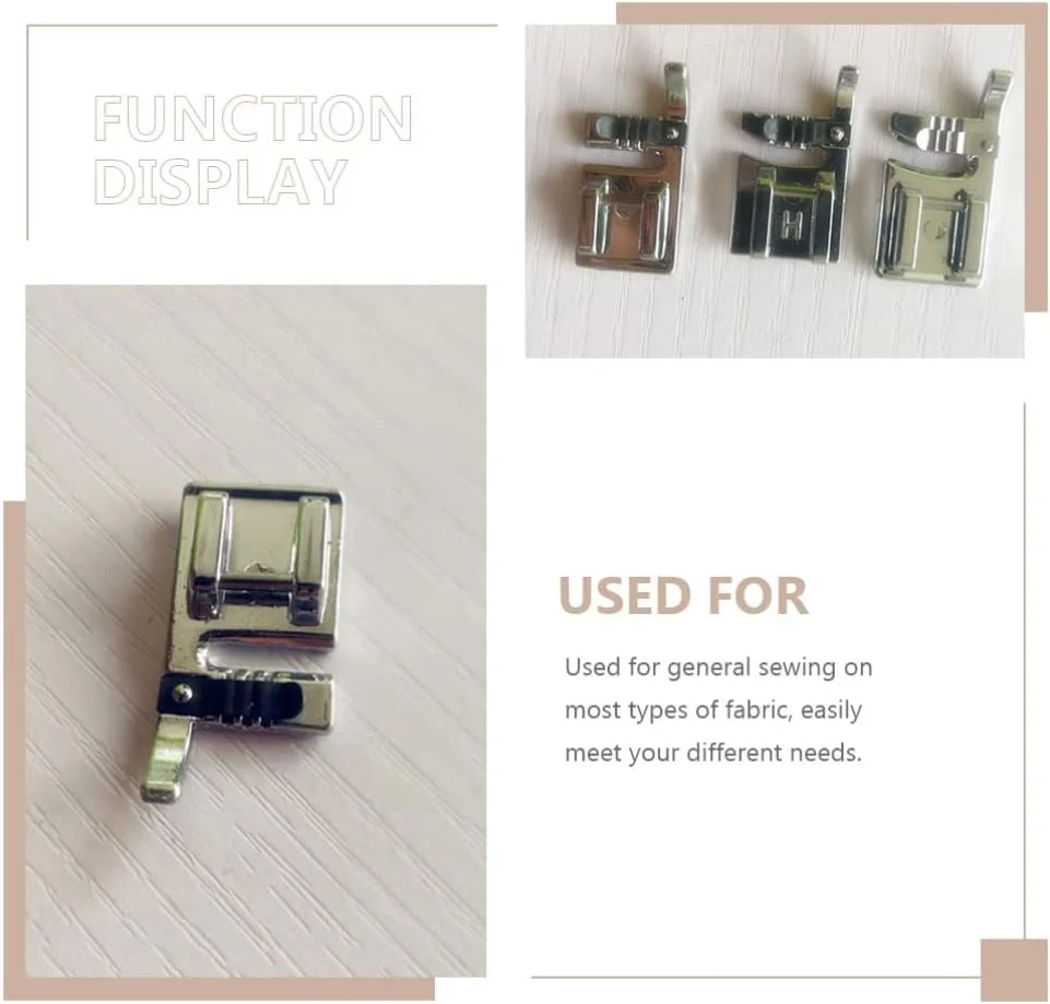 ست 5 عددی پایه چرخ خیاطی، پایه دوخت مستقیم، پایه گیره ای، لوازم جانبی چرخ خیاطی