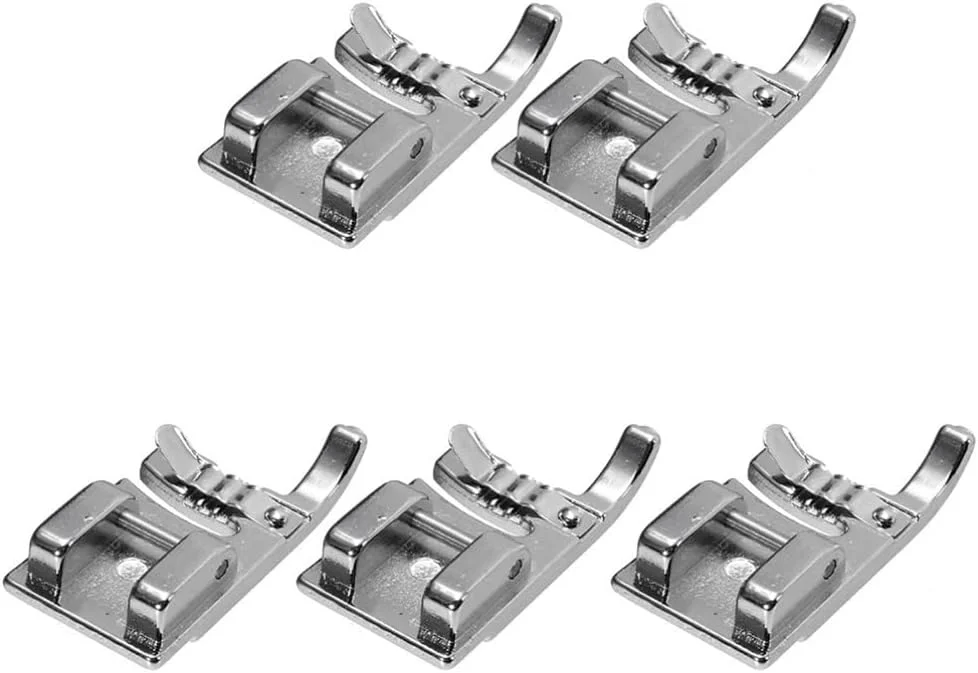 ست 5 عددی پایه چرخ خیاطی، پایه دوخت مستقیم، پایه گیره ای و لوازم جانبی چرخ خیاطی