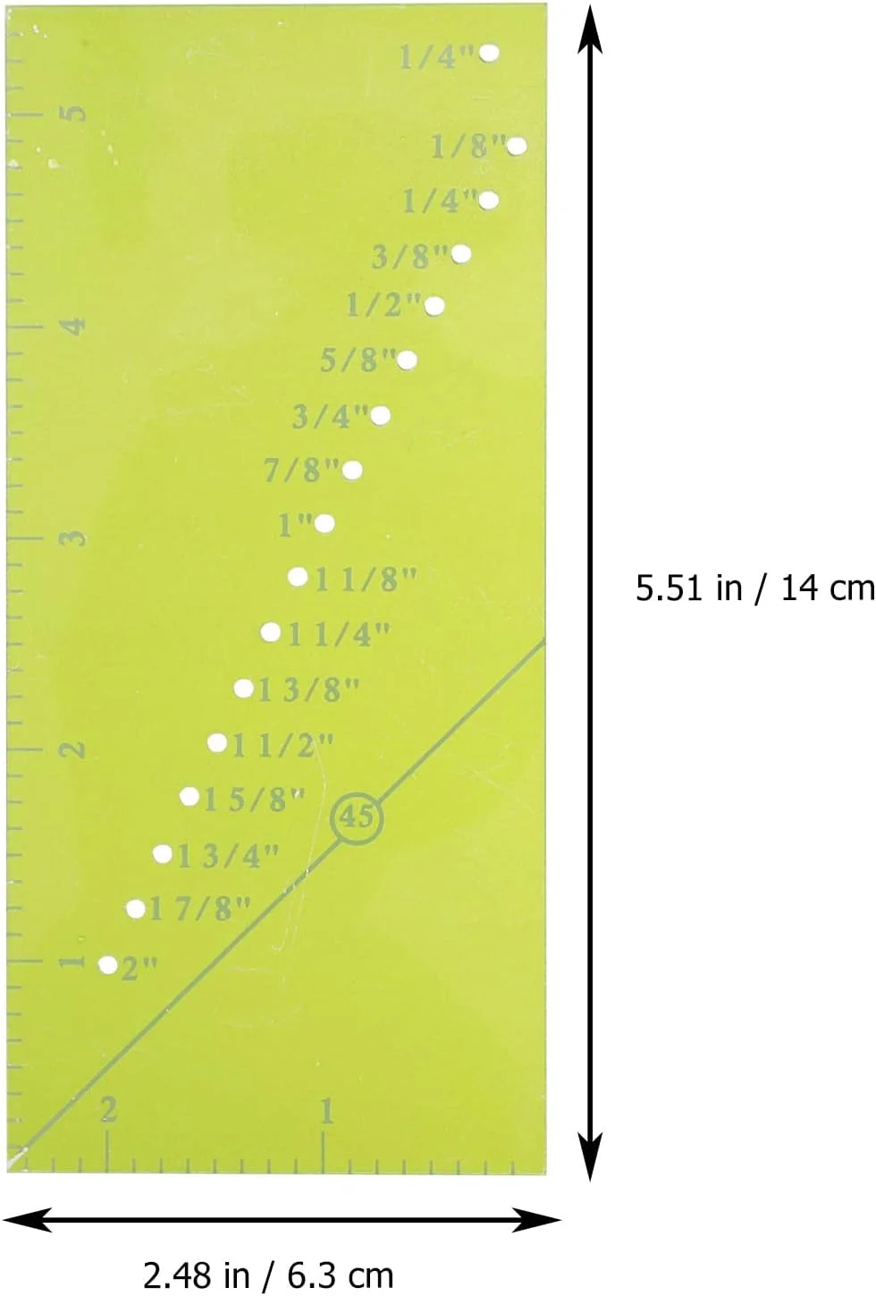 خط کش راهنمای درز چرخ خیاطی: 1 خط کش حاشیه درز و 2 راهنمای درز مغناطیسی پایه چرخ خیاطی
