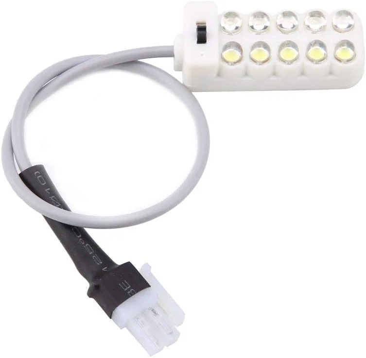 چراغ LED کار دستگاه خیاطی 10 لامپ مهره ای 5 ولت LED برای لوازم جانبی دستگاه خیاطی