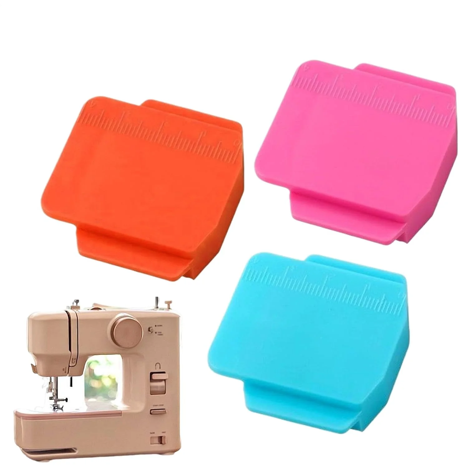 راهنمای درز مغناطیسی خیاطی - مقیاس چرخ خیاطی خانگی - راهنمای درز خیاطی مبتدی برای اتصال، خیاطی لباس، اتو، گلدوزی، بافندگی، برش پارچه، تکه دوزی