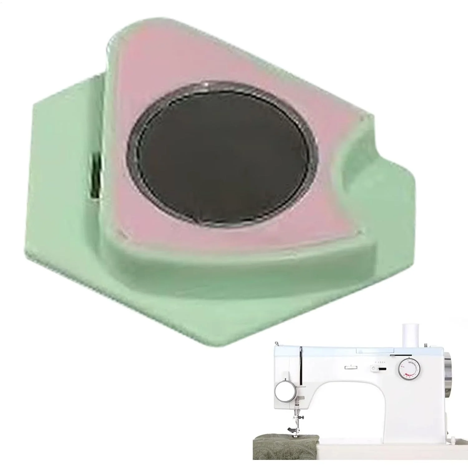 راهنمای درز برای چرخ خیاطی، لوازم خیاطی راهنمای لبه با عملکردهای چندگانه با مقیاس - ابزار چرخ خیاطی لوازم جانبی خیاطی عمومی، راهنمای درز چند ضلعی برای کاردستی خیاطی خانگی