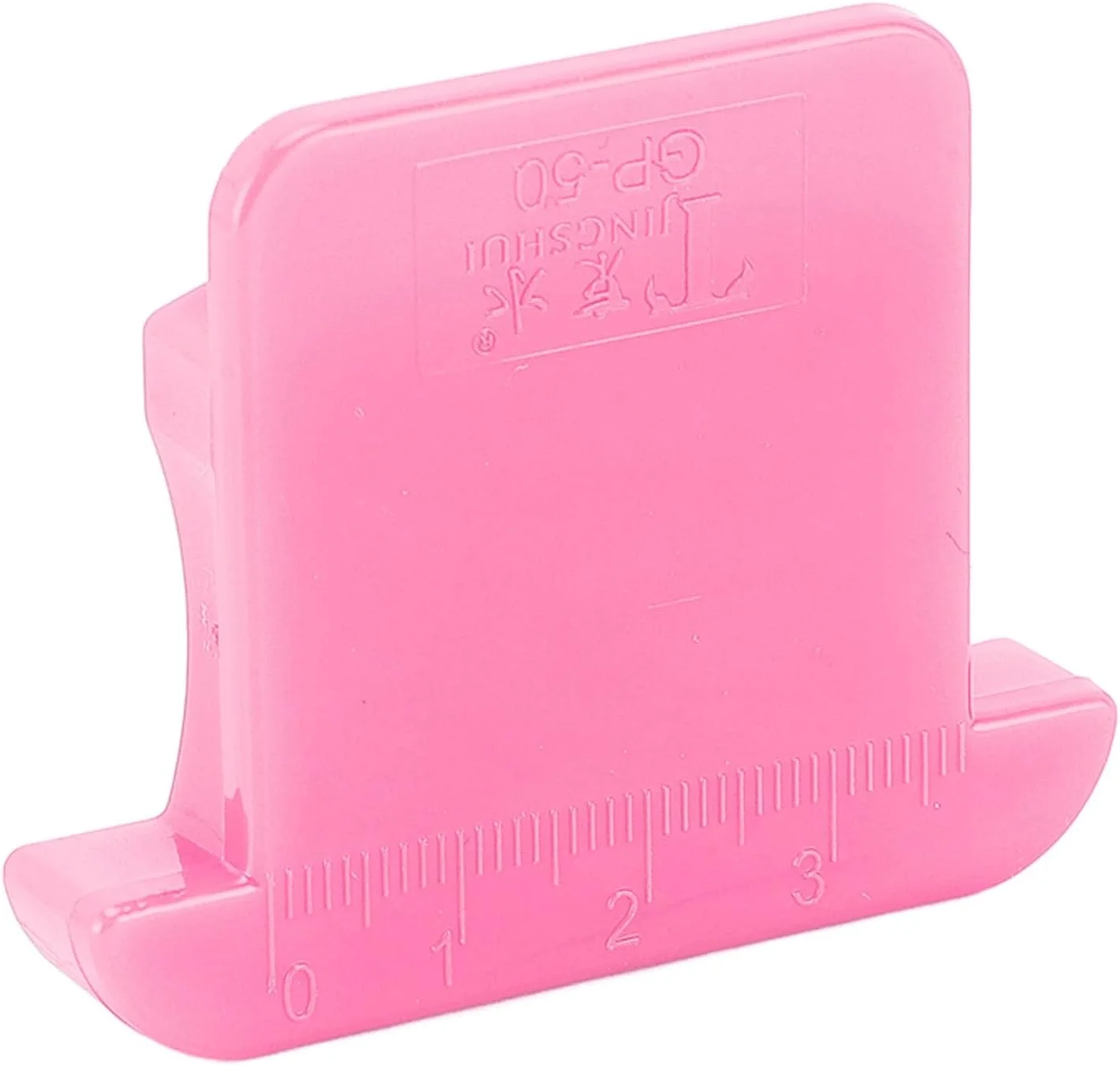 راهنمای درز مغناطیسی چرخ خیاطی، راهنمای درز پلاستیکی چند منظوره قابل حمل با مقیاس برای خانه (قرمز روشن)