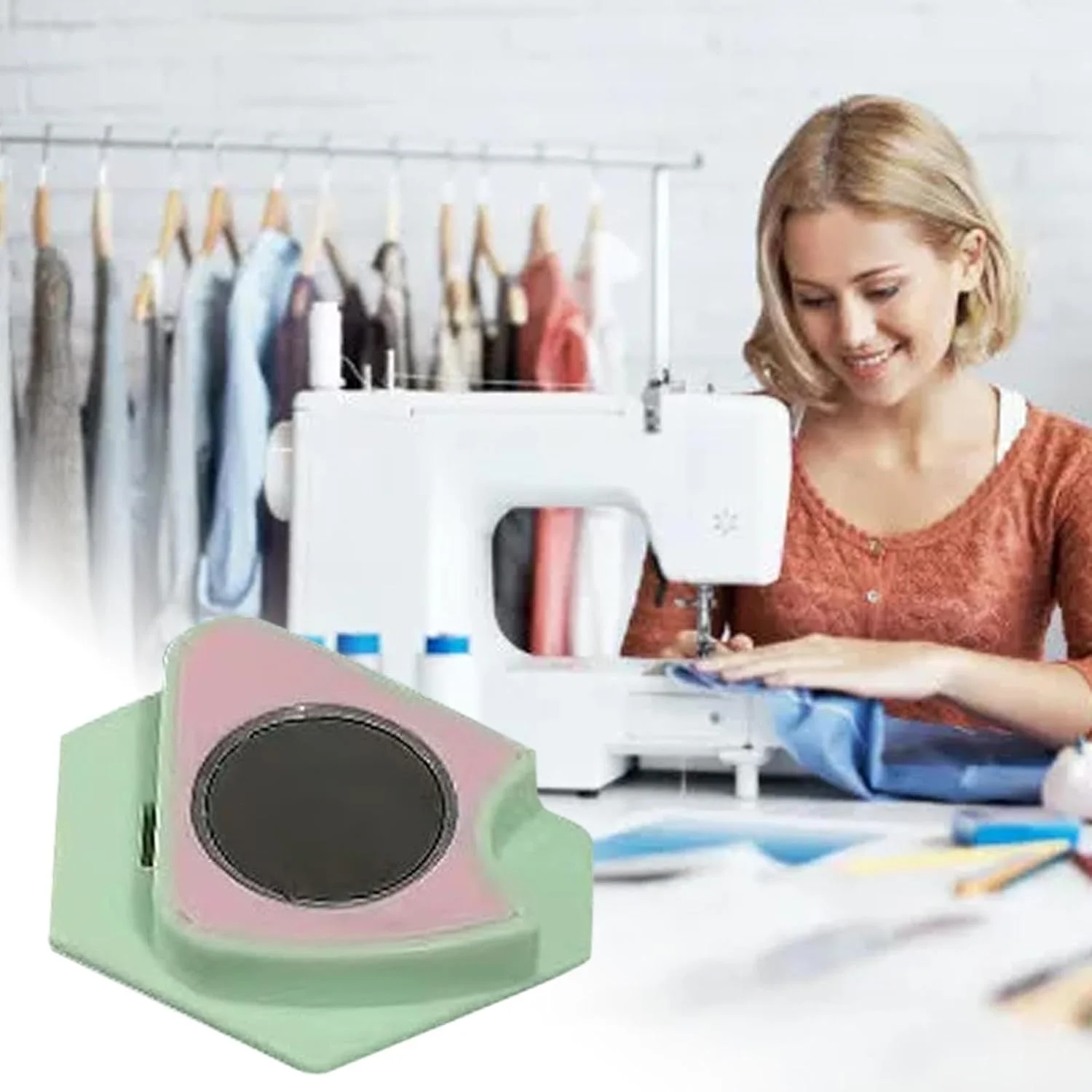 راهنمای درز برای چرخ خیاطی، لوازم خیاطی راهنمای لبه با عملکردهای چندگانه با مقیاس - ابزار چرخ خیاطی لوازم جانبی خیاطی عمومی، راهنمای درز چند ضلعی برای کاردستی خیاطی خانگی