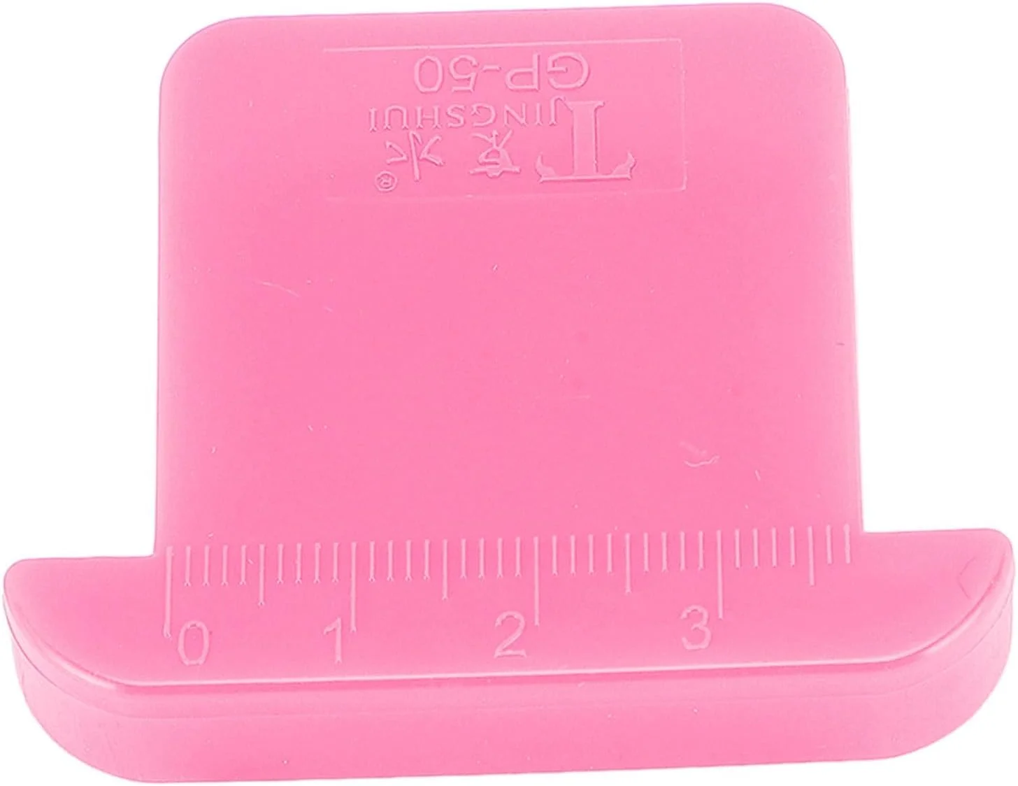 راهنمای درز مغناطیسی چرخ خیاطی، راهنمای درز پلاستیکی چند منظوره قابل حمل با مقیاس برای خانه (قرمز روشن)