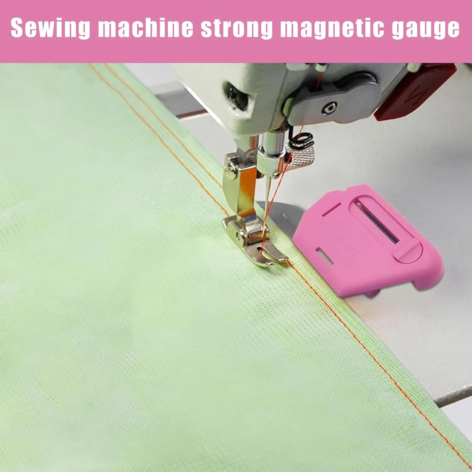 راهنمای درز مغناطیسی خیاطی - ابزار دقیق خیاطی با مقیاس، خط کش راهنمای درز چند منظوره با برش برای مبتدیان، لحاف دوزها، خیاطان، علاقه مندان و متخصصان