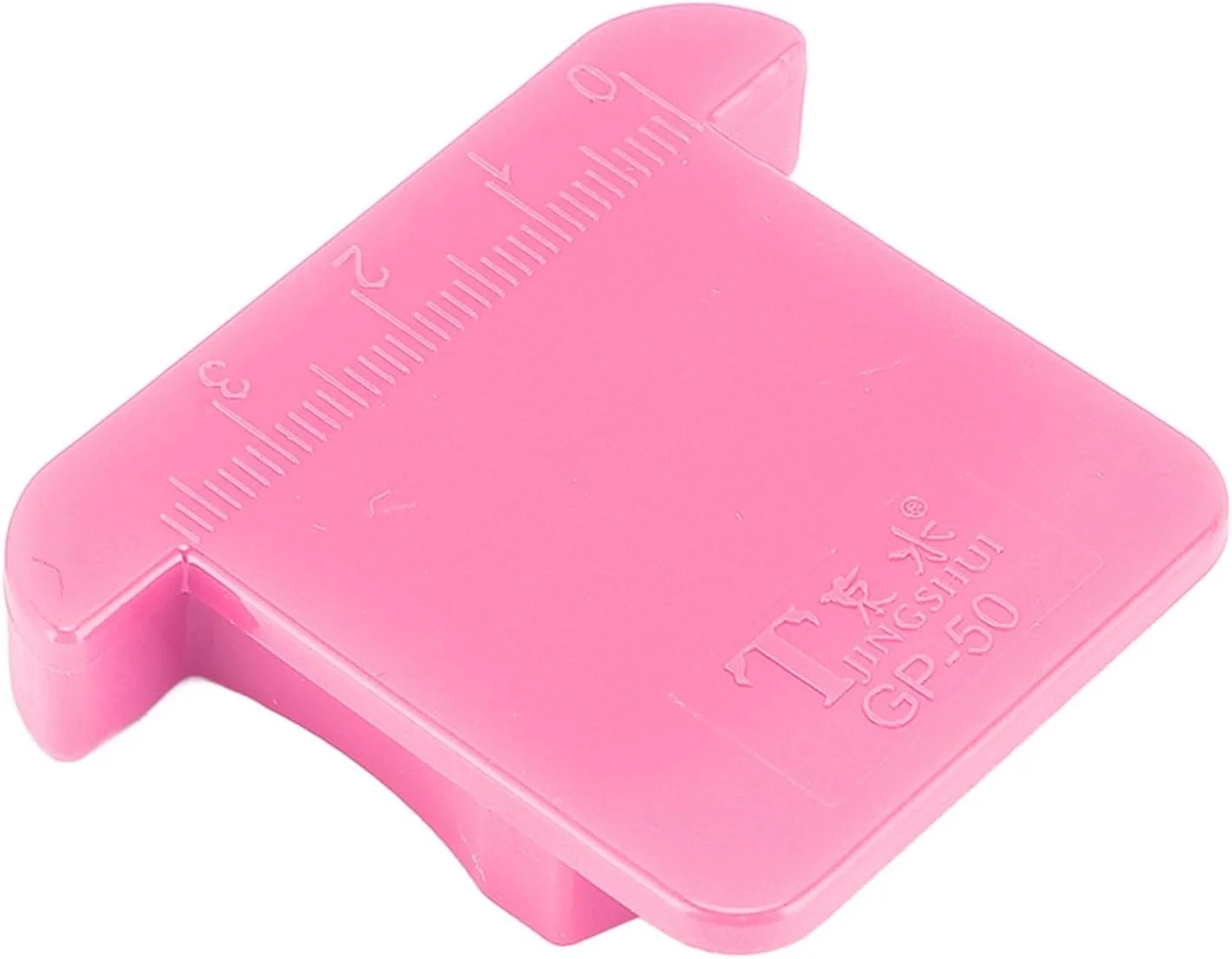 راهنمای درز مغناطیسی چرخ خیاطی، راهنمای درز پلاستیکی چند منظوره قابل حمل با مقیاس برای خانه (قرمز روشن)