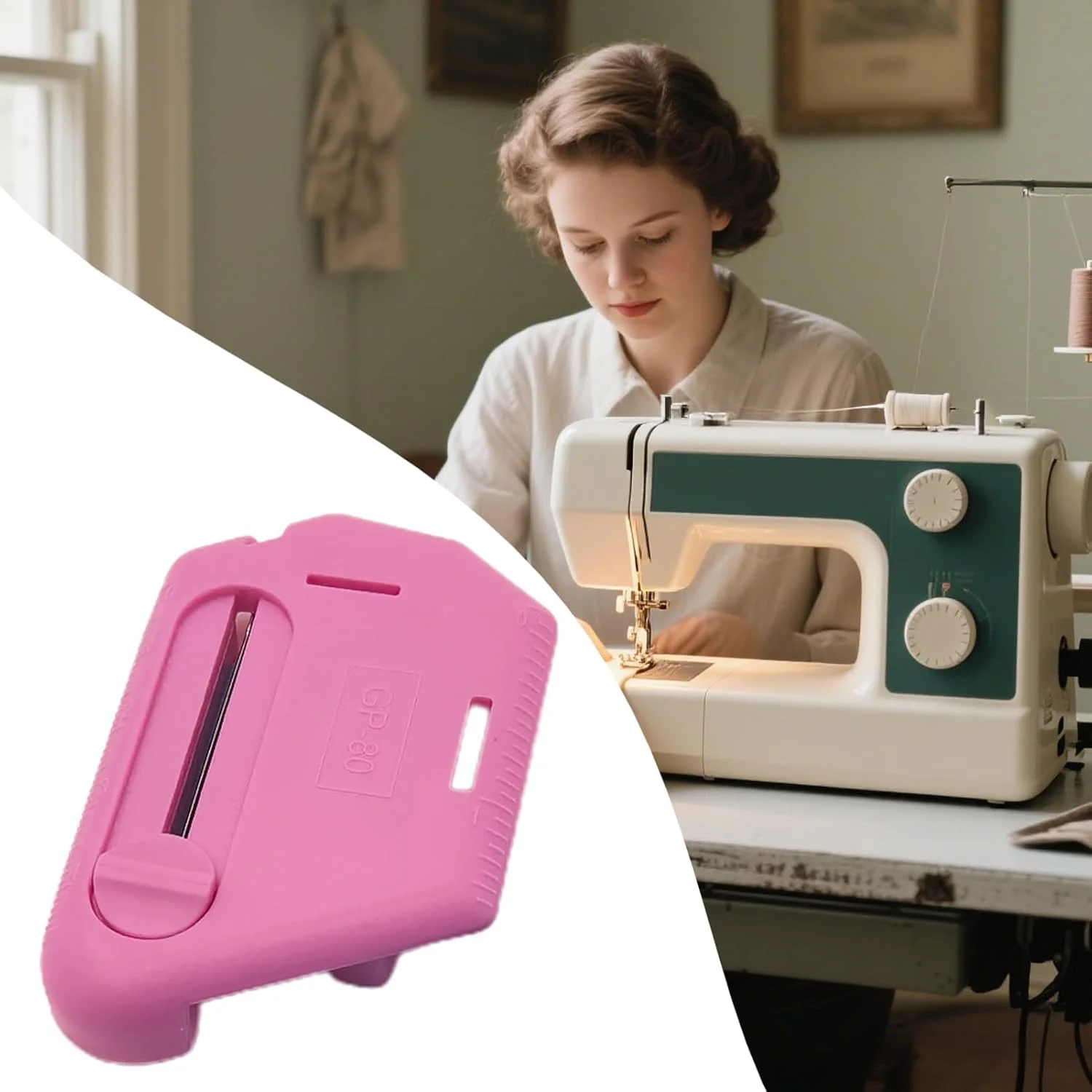 راهنمای درز مغناطیسی خیاطی - ابزار دقیق خیاطی با مقیاس | راهنمای درز قابل استفاده مجدد برای گلدوزی، برش، دوخت، خیاطی و تکه دوزی