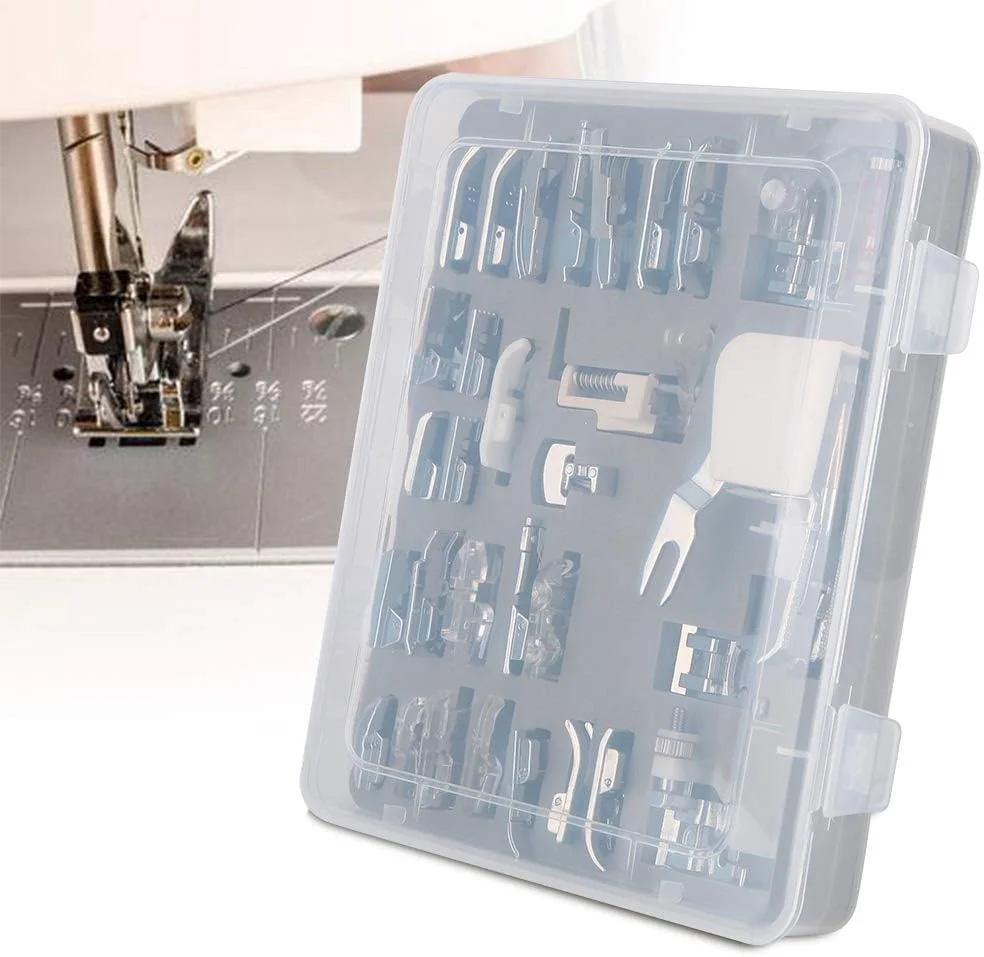 مجموعه 30 عددی پایه های چرخ خیاطی چند منظوره