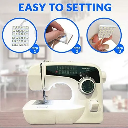 چراغ LED نواری جعبه ای شکل SEWTCO برای ماشین خیاطی، چراغ LED کم مصرف برای دریل، میز کار، چراغ کار LED صنایع دستی، چراغ نواری LED ماشین خیاطی، چراغ LED نواری