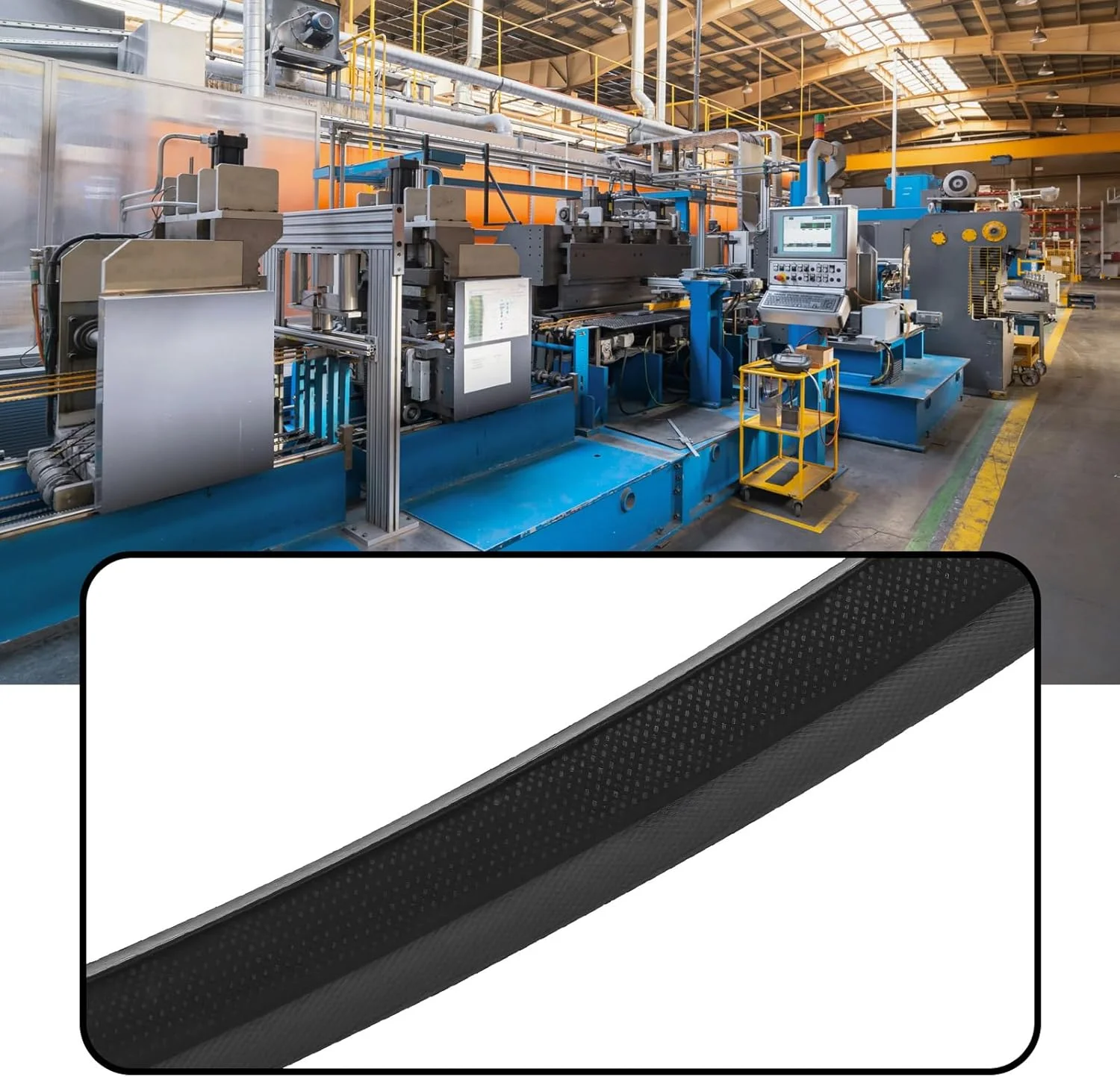 SG Store دو عدد تسمه V شکل 5L290 5/8 x 29 اینچ، مناسب برای اکثر ماشین آلات صنعتی