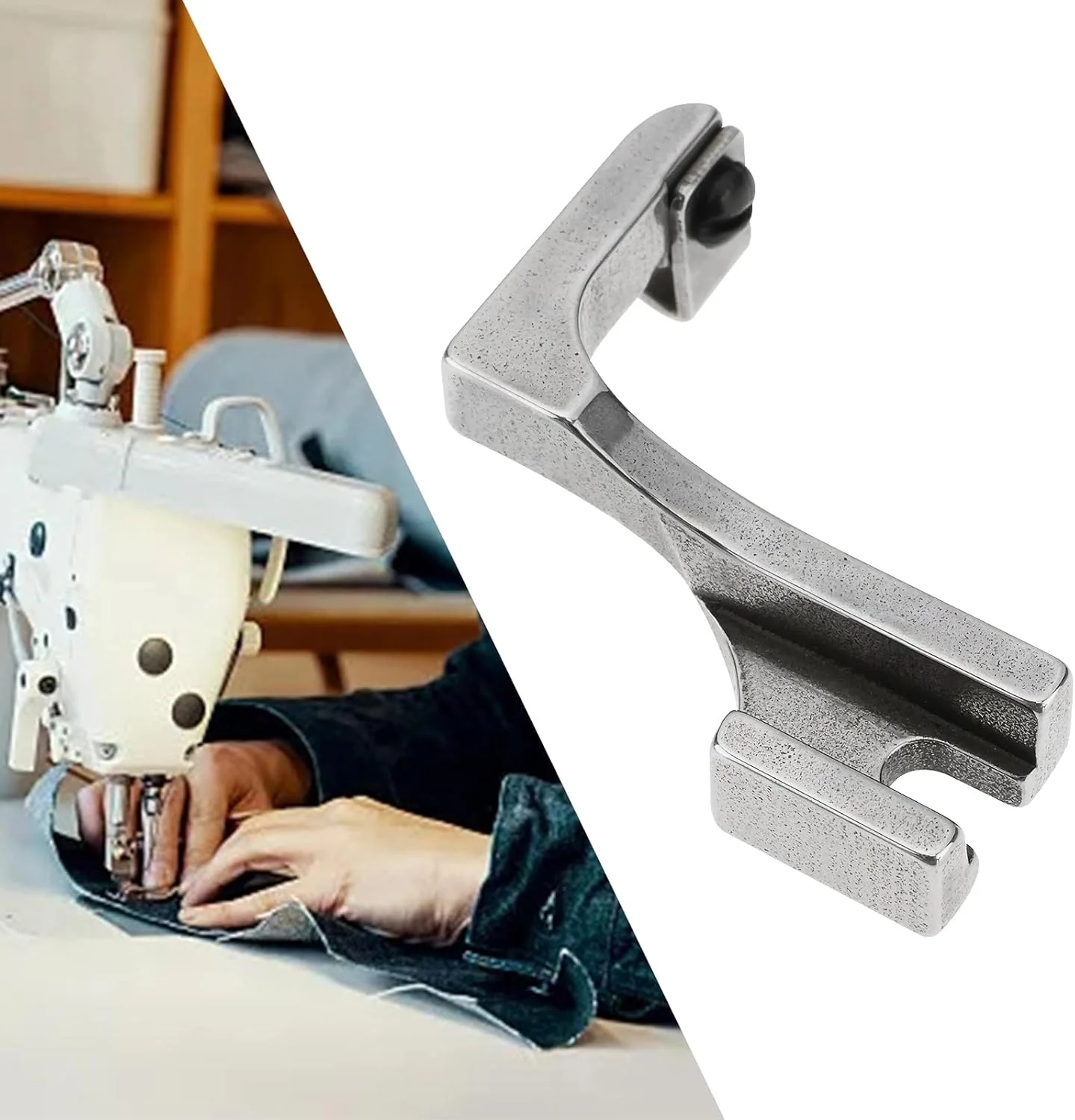 SG Store 2 عدد پایه زیپ نامرئی قابل تنظیم T69 به همراه پیچ گوشتی برای کار بر روی لباس، کیف و سایر پروژه های خیاطی، نصب دقیق زیپ، کیت پایه فشار دهنده زیپ