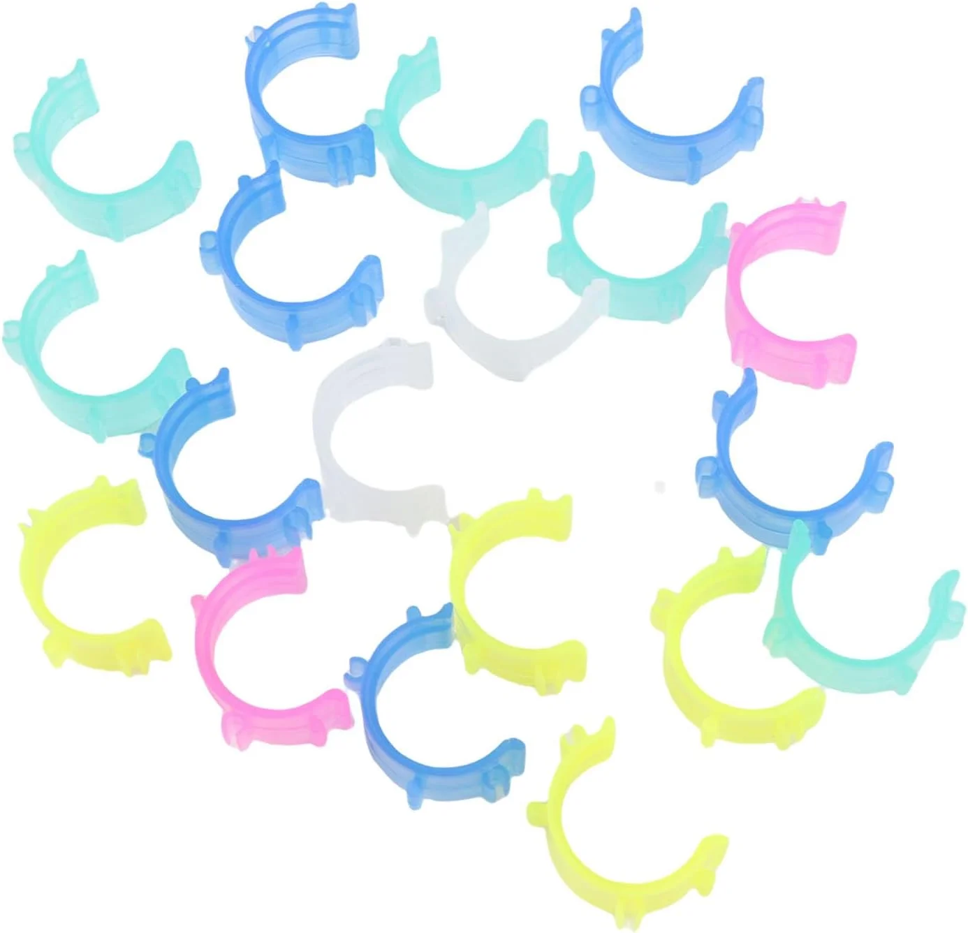 گیره قرقره خیاطی Sharainn، 80 عدد گیره قرقره نخ رنگارنگ برای پروژه‌های صنایع دستی