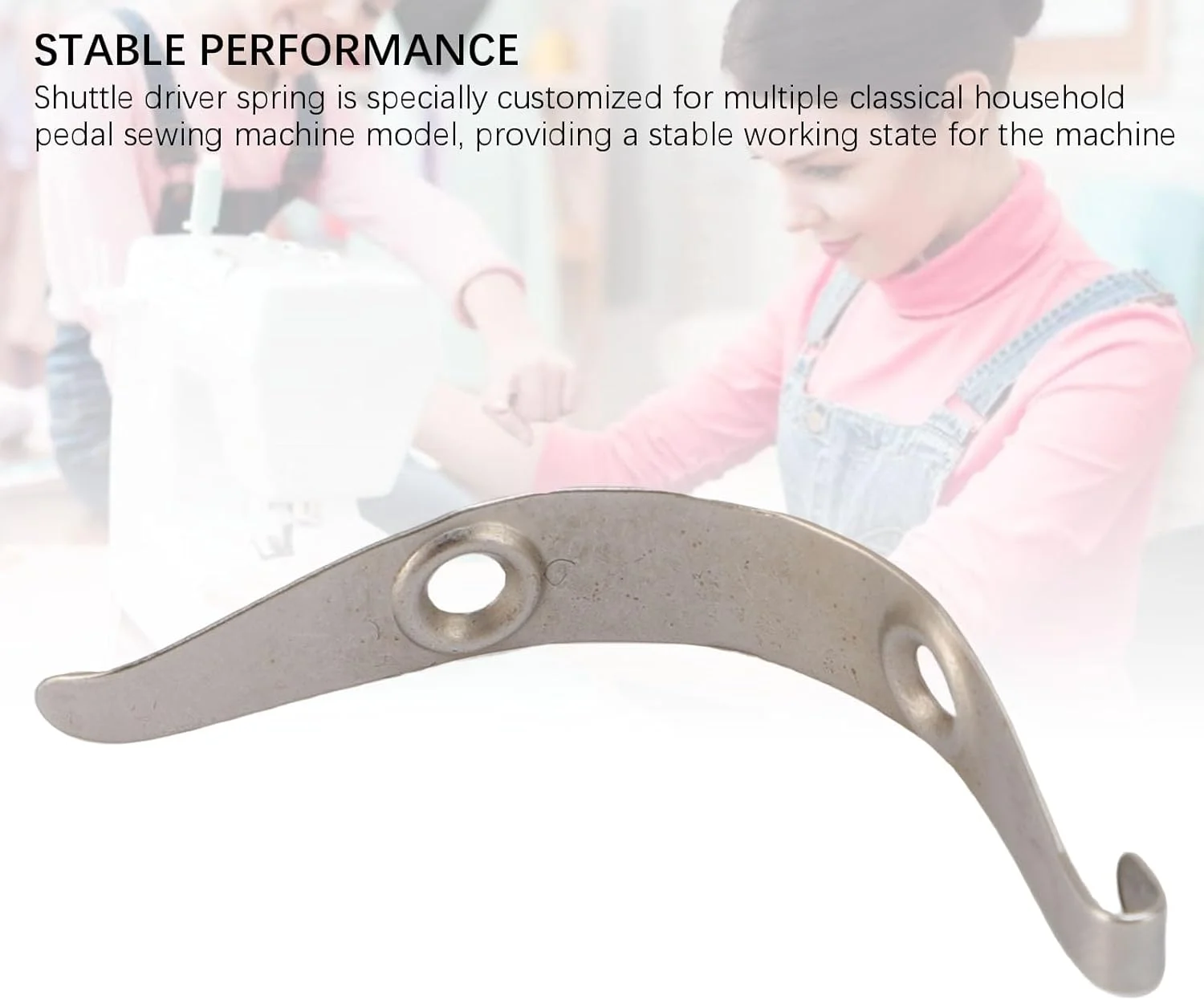 فنر محرک Sharainn، 4 عدد فنر محرک چرخ خیاطی پدالی با اصطکاک کم و مقاوم در برابر سایش برای مصارف خانگی