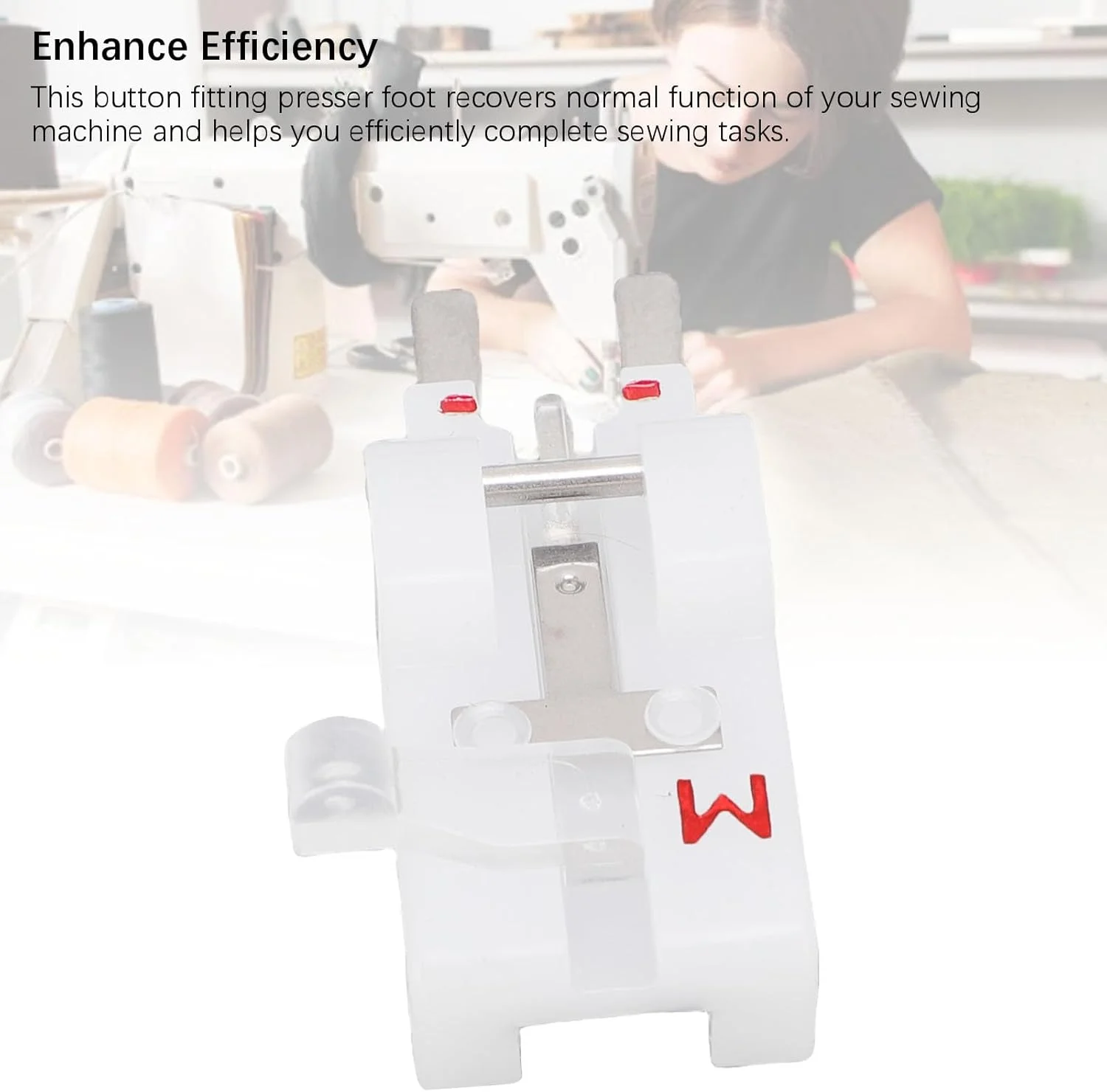 پایه دکمه دوزی، پایه دکمه دوزی محکم، جایگزین پلاستیکی و آهنی برای چرخ خیاطی