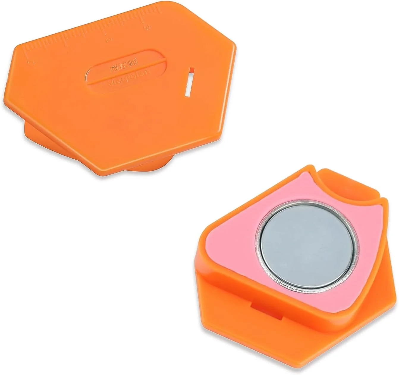 راهنمای درز مغناطیسی با مقیاس برای چرخ خیاطی، بسته 2 عددی، لبه دوزی دقیق، لوازم جانبی خیاطی قابل جابجایی برای پروژه های خیاطی DIY و حرفه ای، قوی و متنوع