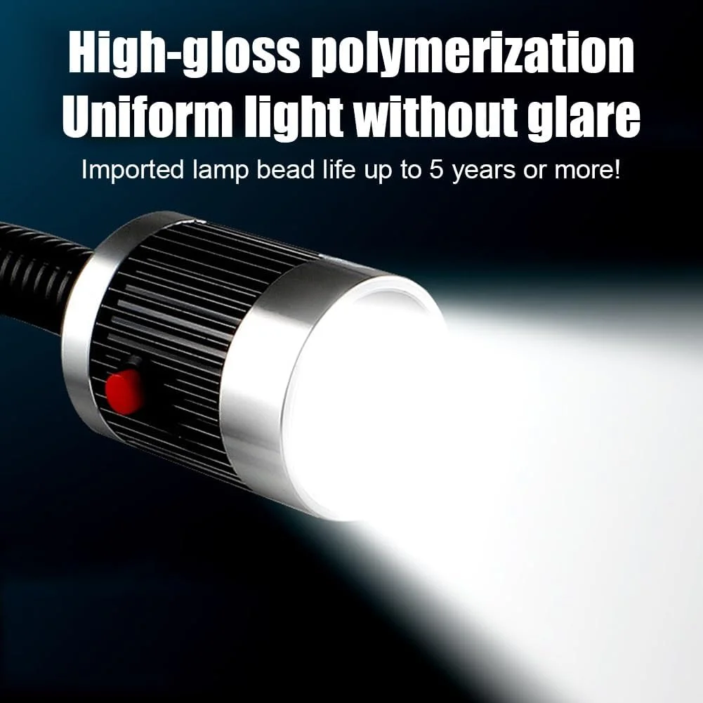 چراغ های ال ای دی 220 ولت SHHUAOIL برای ماشین آلات 9 وات CNC تراش فرز چراغ های ماشین شلنگ انعطاف پذیر 360 اتلاف حرارت فوق العاده سریع مصرف برق پایین انواع روشنایی ماشین