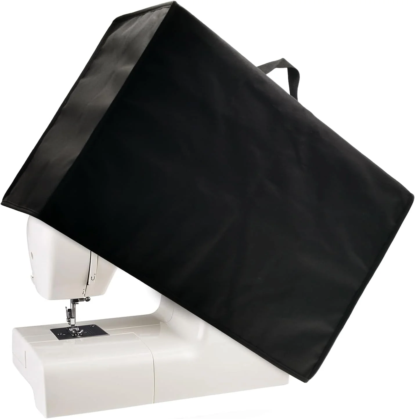 روکش چرخ خیاطی، روکش محافظ گرد و غبار برای اکثر چرخ خیاطی های استاندارد ، روکش مقاوم چرخ خیاطی نایلونی 600D، ضد گرد و غبار، ضد آب، مقاوم در برابر خراش، تاشو