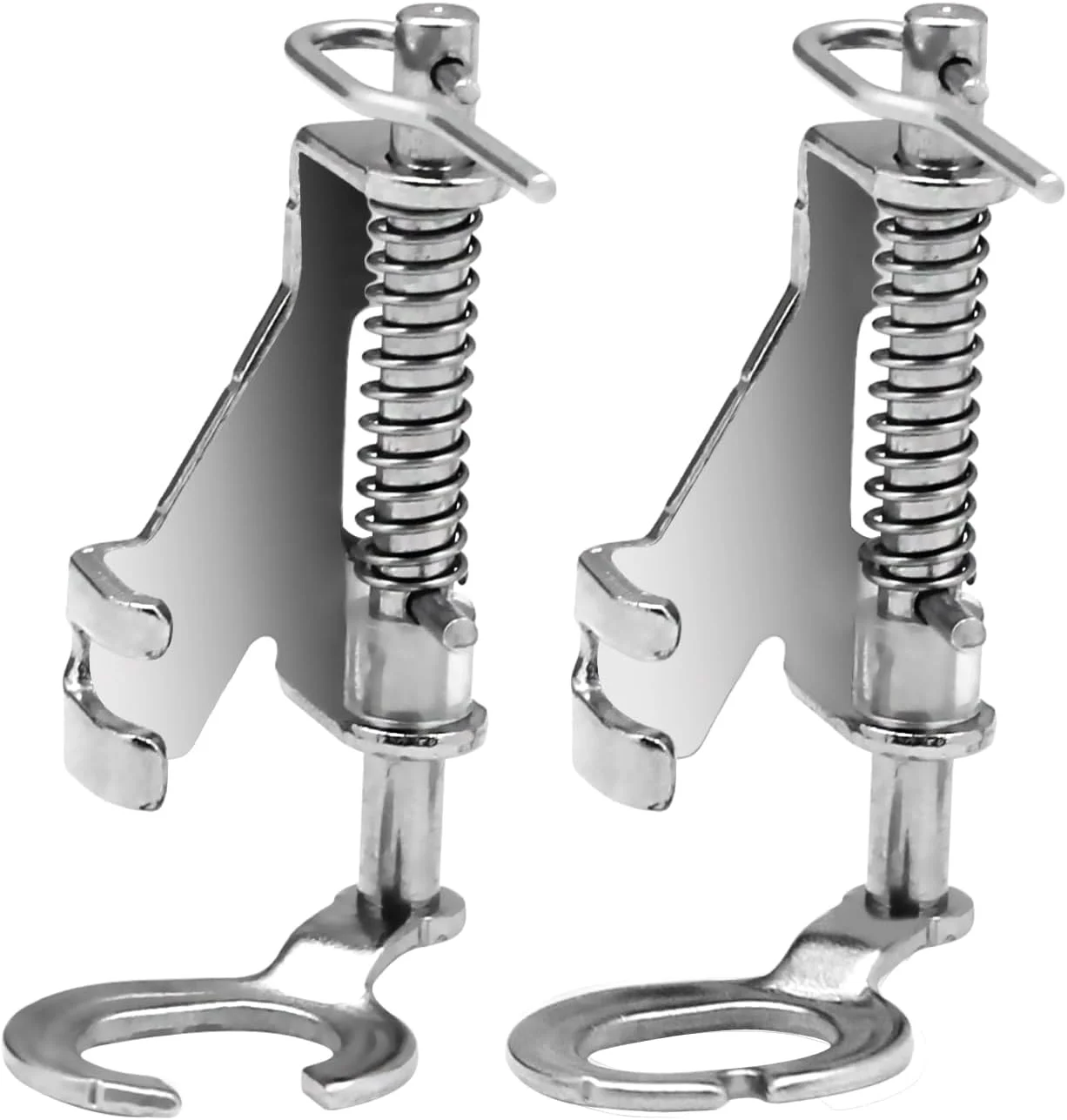 Zhxu Shuo 2 عدد پایه فلزی باز و بسته انگشتی برای گلدوزی و لحاف دوزی مناسب برای Brother Singer JANOME