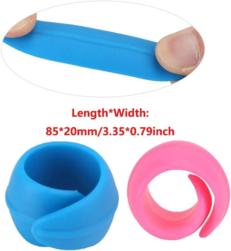 60 عدد نگهدارنده قرقره نخ، حلقه سیلیکونی سازمان دهنده نخ برای چرخ خیاطی و چرخ گلدوزی، جلوگیری از باز شدن نخ