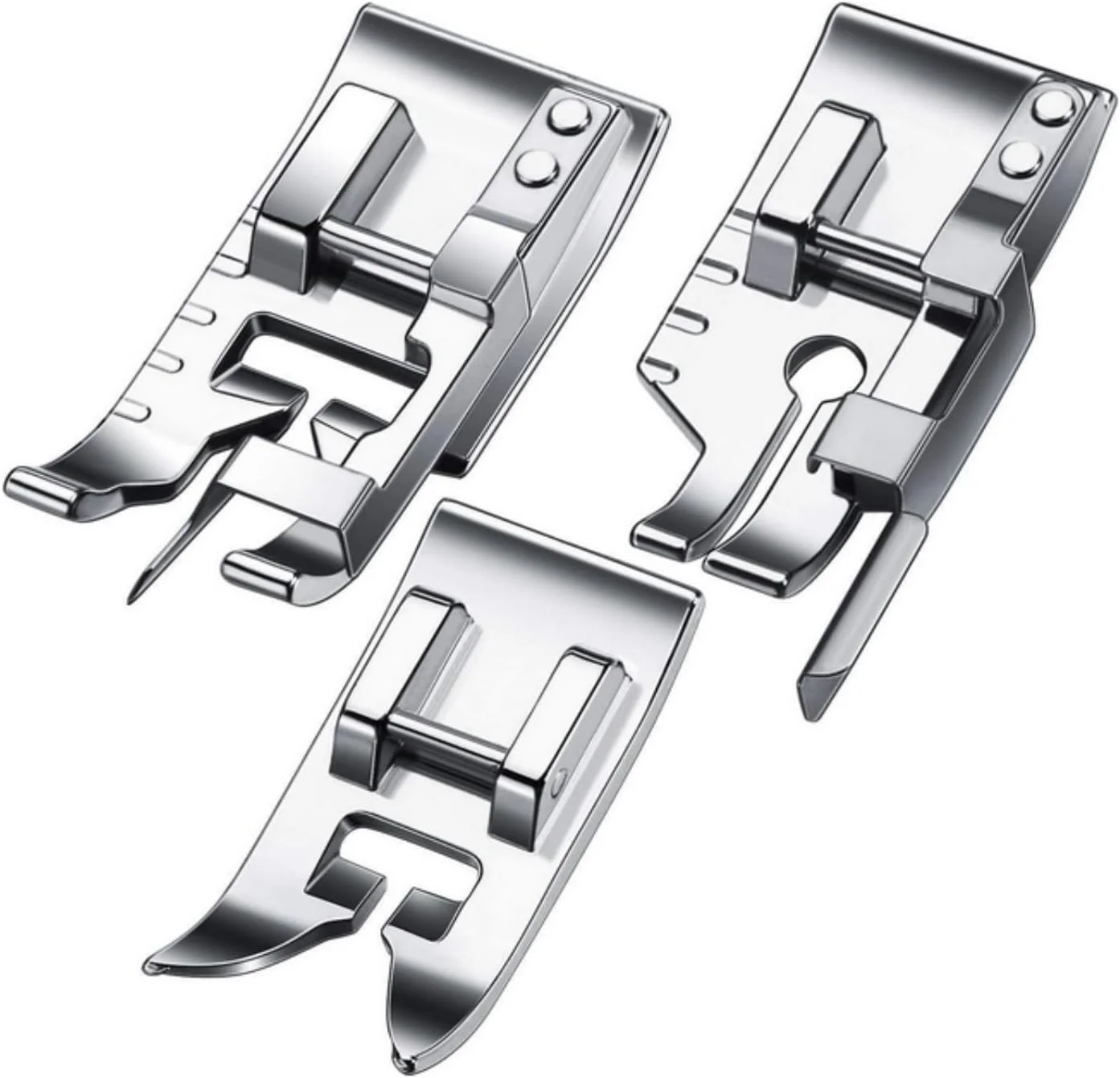 مجموعه 3 عددی پایه دوخت در شیار و پایه چهل تکه دوزی 1/4 اینچی SKEIDO، پایه های چرخ خیاطی و پایه سردوز مناسب برای چرخ خیاطی های چند منظوره خانگی