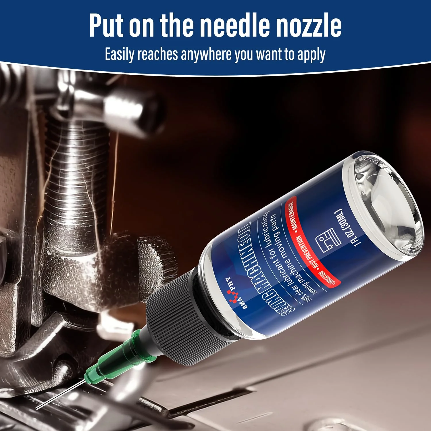 روغن چرخ خیاطی SMAPHY (100 میلی لیتر)