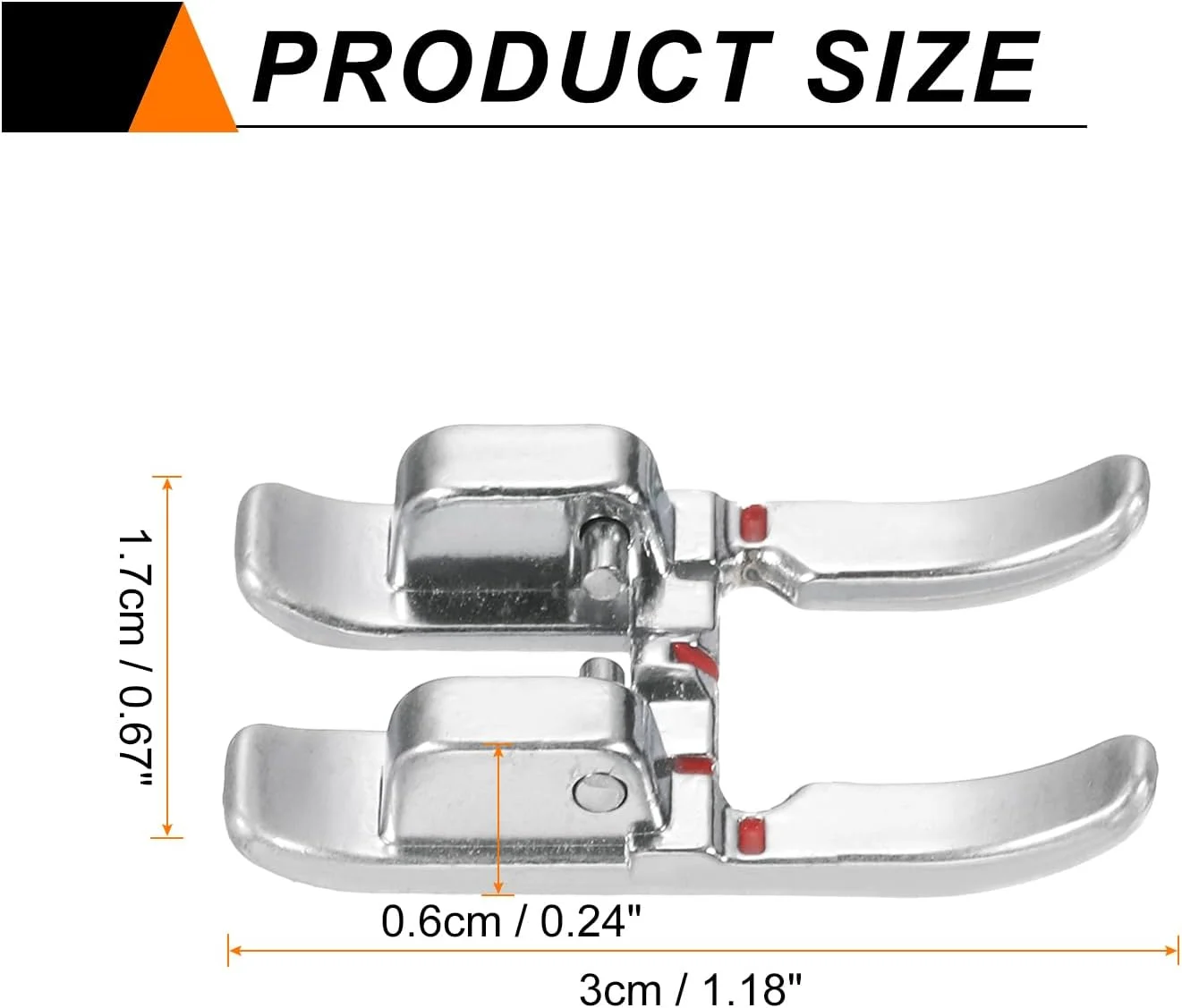 سوزن پایه اپلیکه پنجه باز استیل ضد زنگ 9 میلی متری دستگاه خیاطی، 2 عدد سوزن پایه اپلیکه پنجه باز استیل ضد زنگ 9 میلی متری دستگاه خیاطی، 2 عدد