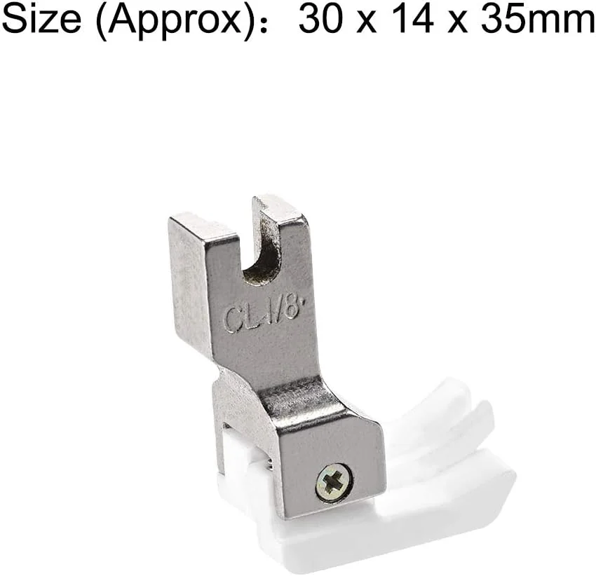 لبه دوز پایه چرخ خیاطی صنعتی یک سوزنه، راهنمای لبه سمت چپ 1/8 اینچ