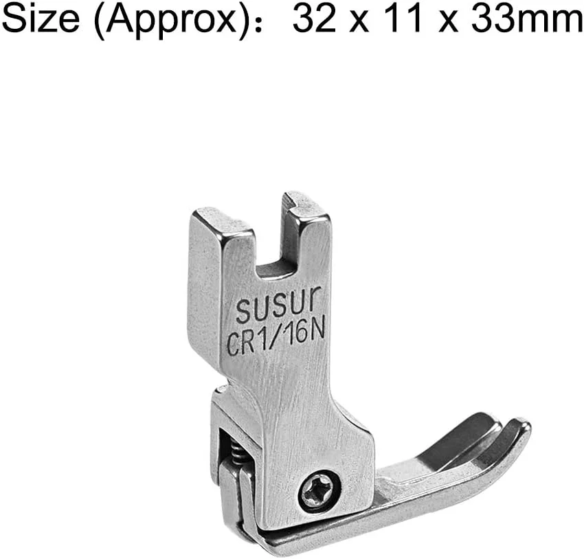 پایه دوخت لبه #CR مناسب برای چرخ خیاطی های صنعتی (1/16 اینچ)