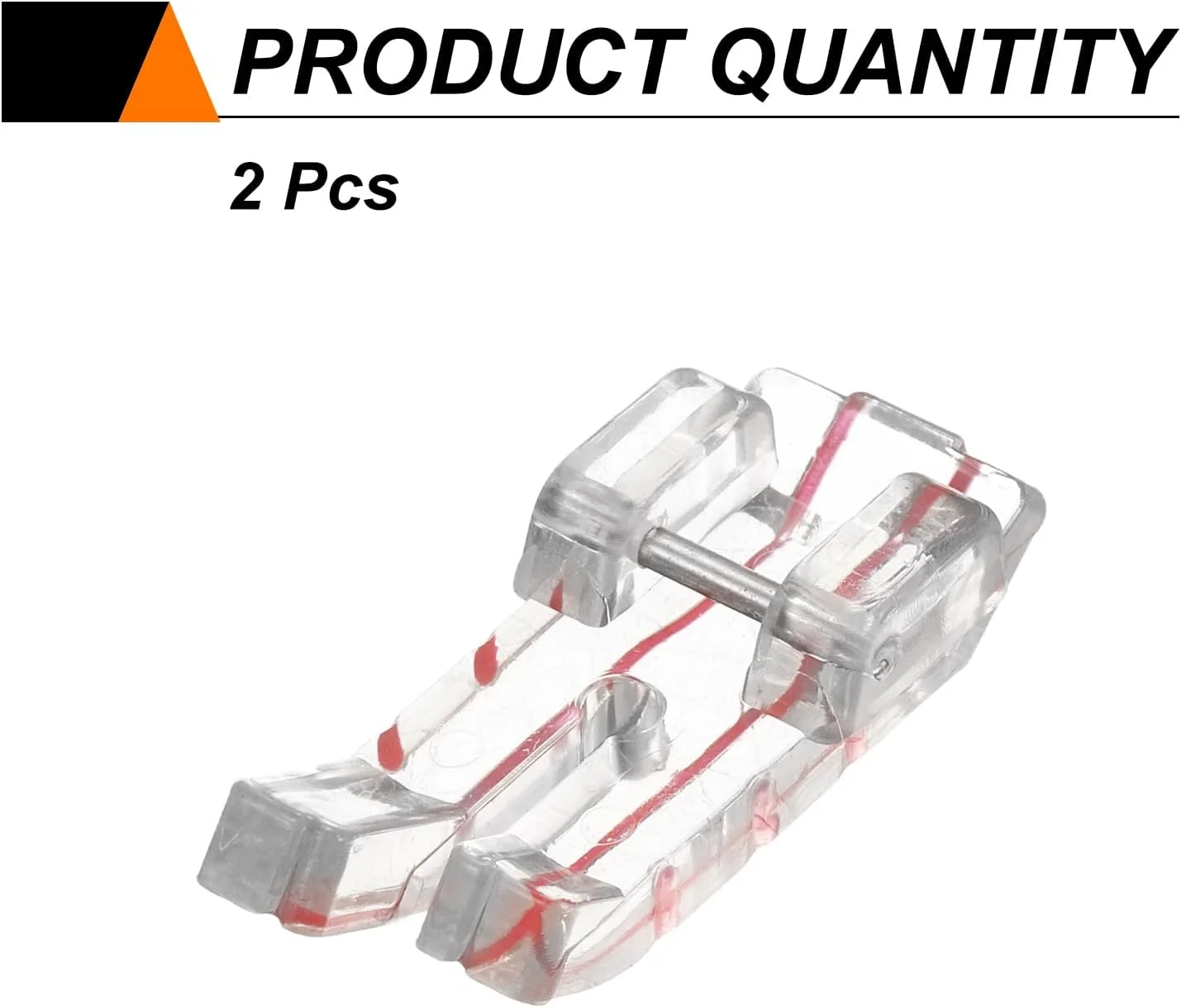پایه دوخت تکه دوزی 2 عددی، پایه دوخت 1/4 اینچی با دید واضح برای چرخ خیاطی های پایه کوتاه
