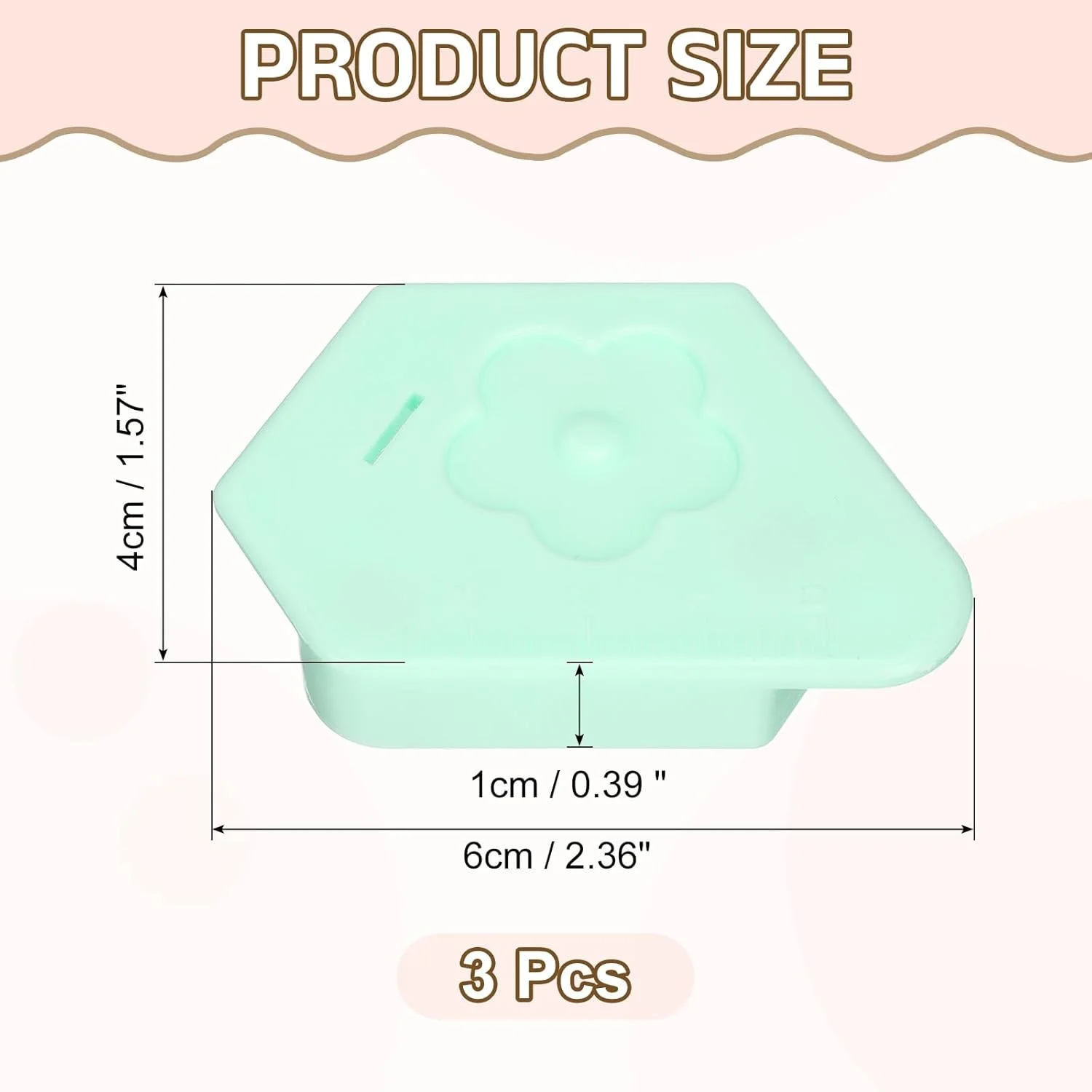 راهنمای درز مغناطیسی 3 عددی برای چرخ خیاطی، راهنمای لبه دوزی چند ضلعی 6 سانتی متری با مقیاس، ابزار اندازه گیری لبه مغناطیسی برای لوازم و لوازم جانبی خیاطی جهانی، سبز