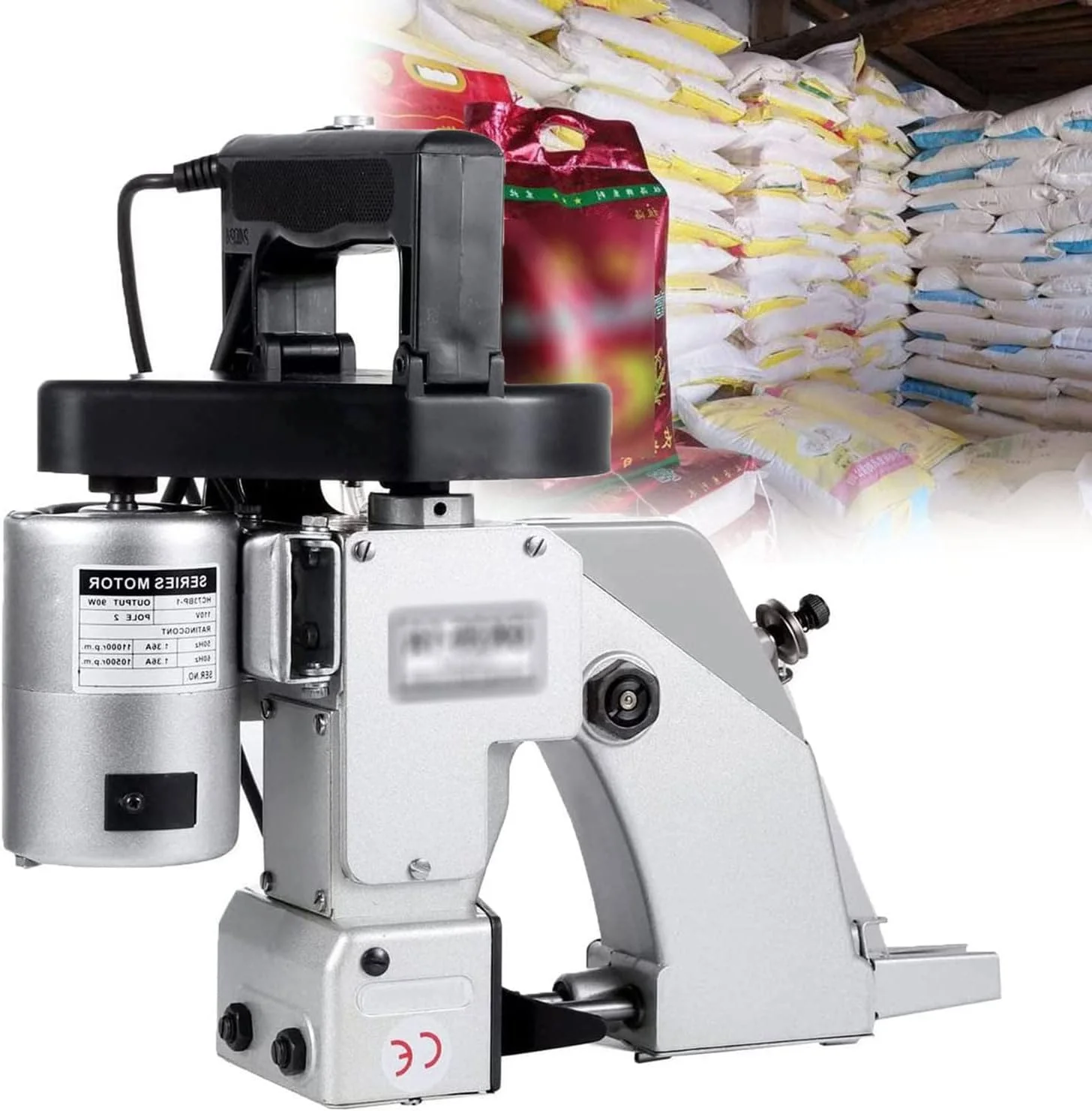 دستگاه کیسه دوزی دستی SPLIND، دستگاه دوخت و بستن کیسه صنعتی قابل حمل برای بستن و دوخت گونی، مناسب برای پوشاک، منسوجات خانگی و ماشین آلات نساجی