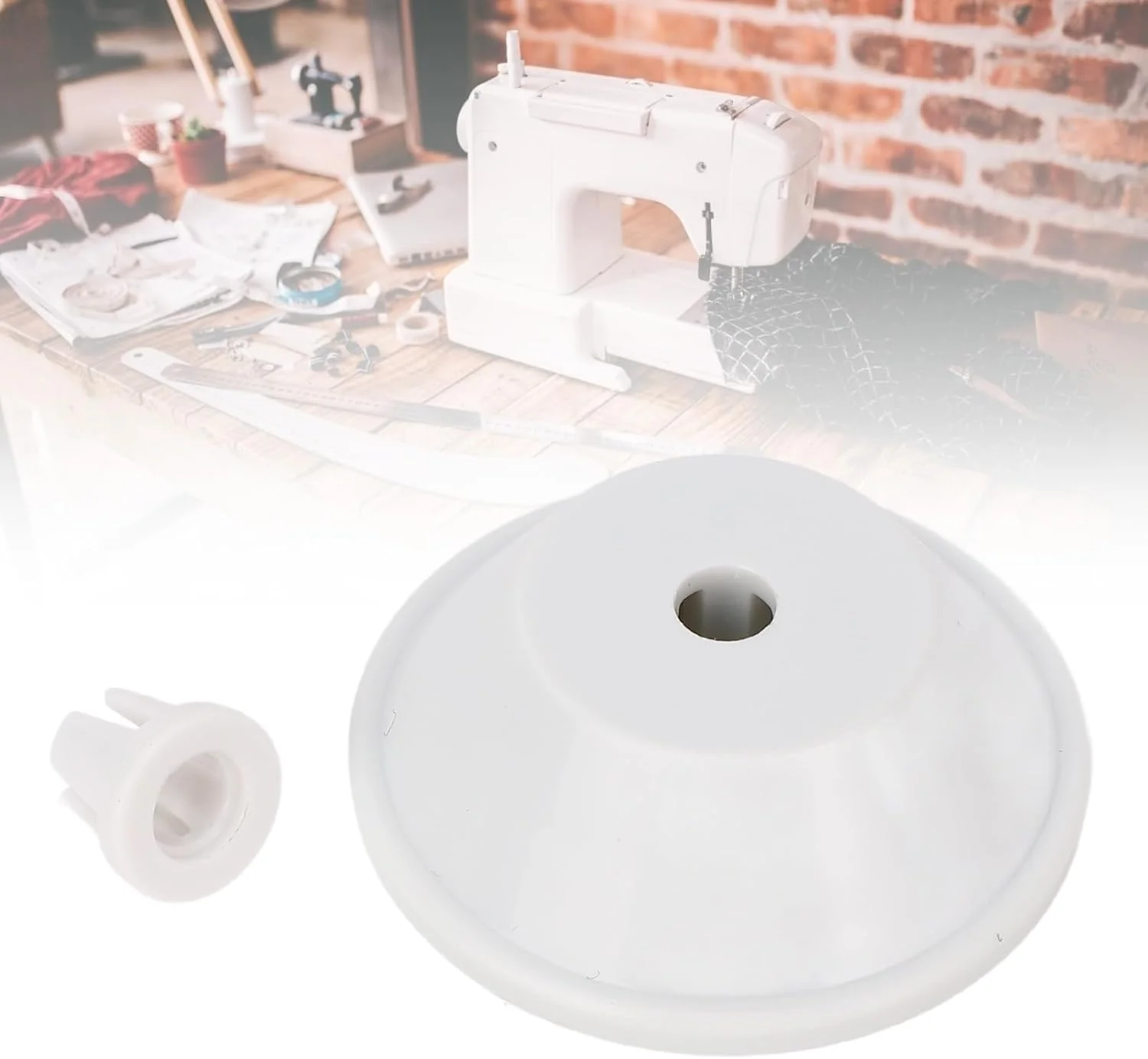 مجموعه درپوش قرقره - جایگزینی درپوش قرقره چرخ خیاطی، پوشش پین نخ کمکی پلاستیکی، سازگار با چرخ خیاطی های 4423 4432 4452 5511 5523 5532