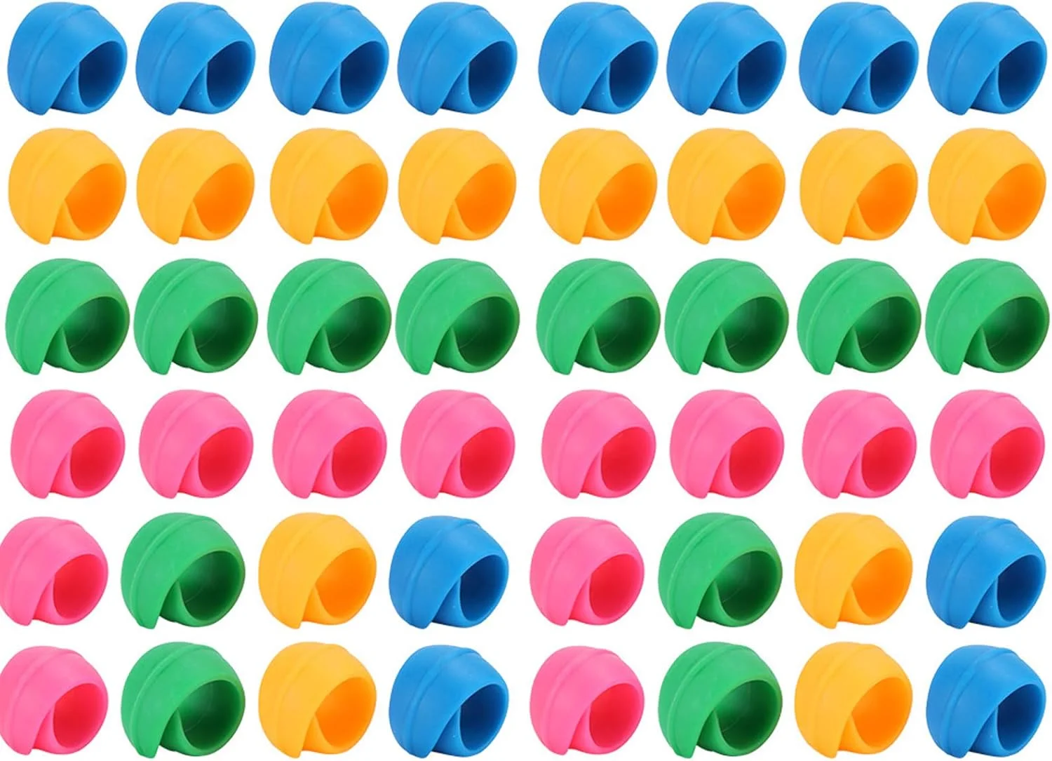 نگهدارنده قرقره نخ، 48 عدد محافظ سیلیکونی قرقره نخ، سازمان دهنده نگهدارنده ماسوره برای چرخ خیاطی