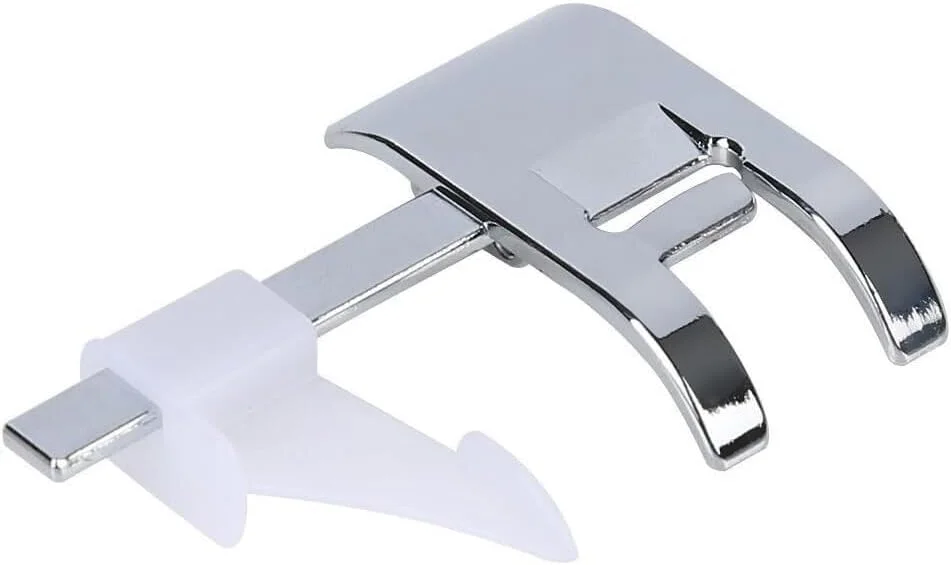 پایه راهنمای قابل تنظیم چرخ خیاطی استیل نقره ای. مناسب برای چرخ خیاطی های خانگی با ساق کوتاه. مناسب برای نصب آسان روی چرخ خیاطی های ، و سایر لوازم جانبی و قطعات چرخ خیاطی