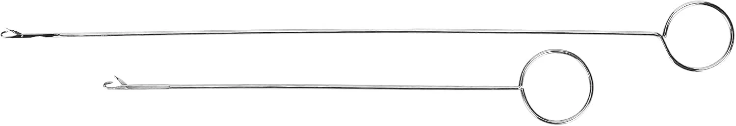 ابزار حلقه زن مناسب برای بند کفش، بند بسته بندی و لوازم بافندگی DIY، مقاوم در برابر خوردگی، فولاد ضد زنگ