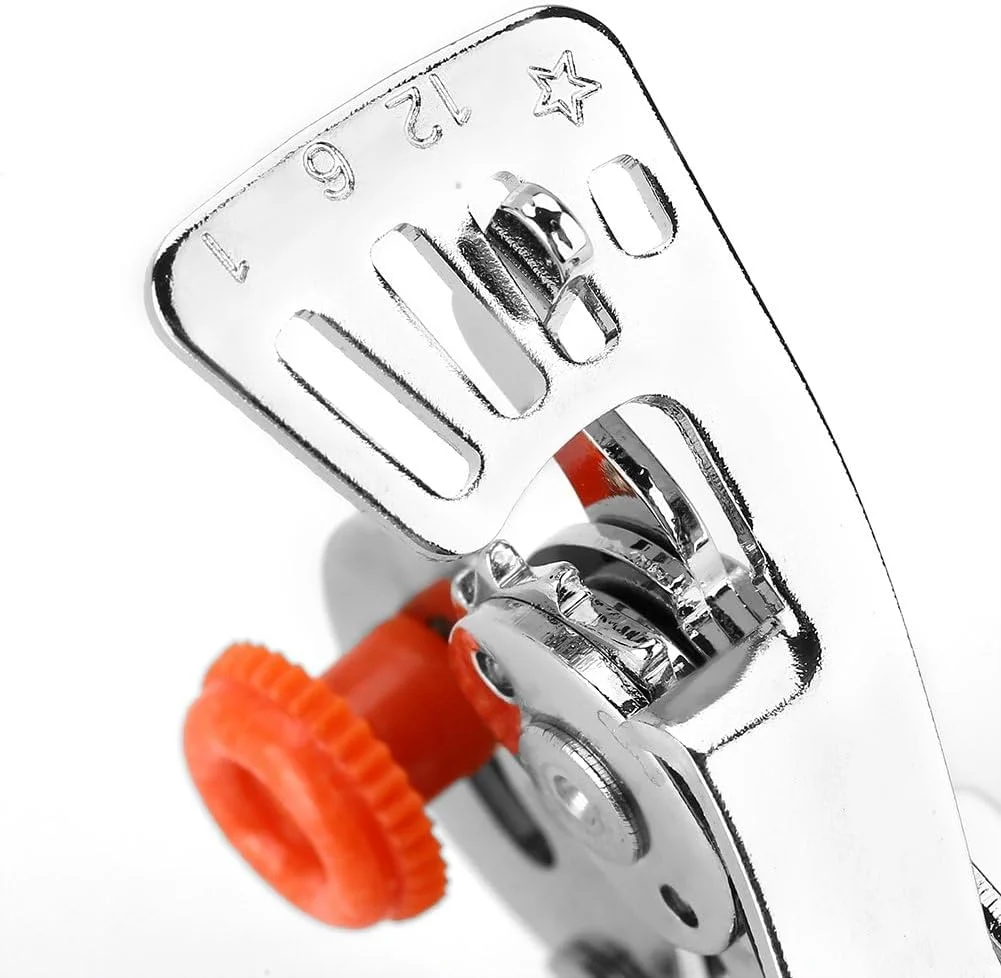 پایه چین‌سوزنی استیل با قفل سیلندر برای اکثر چرخ خیاطی‌ها، پایه چین‌سوزنی قابل تنظیم آسان (پایه چین‌سوزنی جعبه‌ای صورتی)