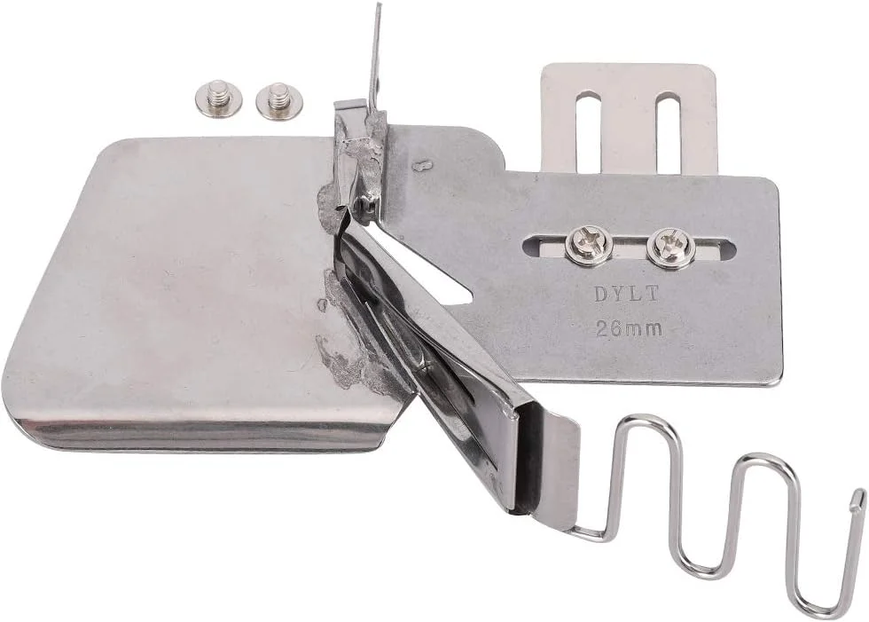 لبه دوز استیل ضد زنگ با 2 پیچ 4 لایه لوازم جانبی صنعتی نوار اریب دستگاه دوخت قفل کامپیوتری