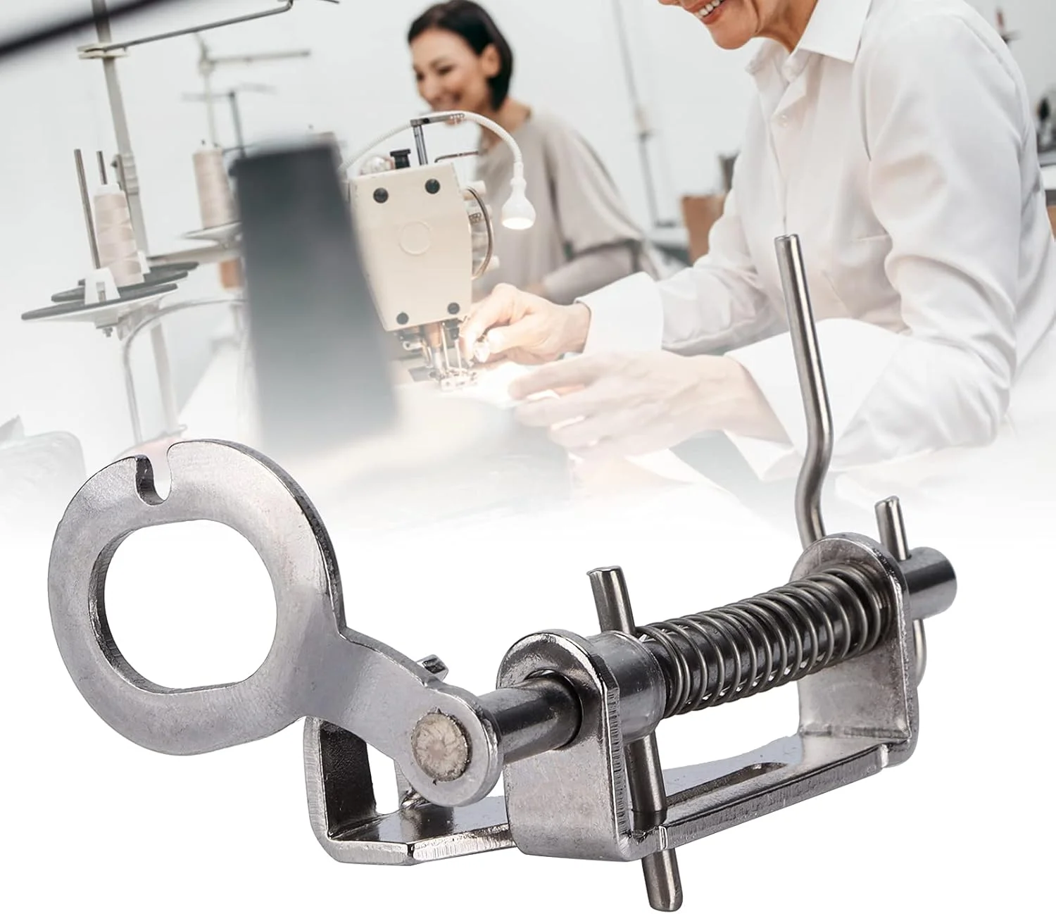 پایه های چرخ خیاطی GAESHOW، 5 عددی، استیل ضد زنگ، کاهش اصطکاک، دید واضح، قابل حمل، مناسب برای مصارف خانگی