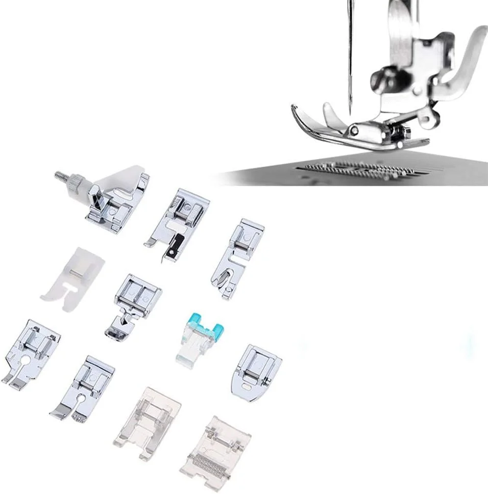 11 قطعه پایه های چرخ خیاطی استیل ضد زنگ برای چرخ خیاطی خانگی