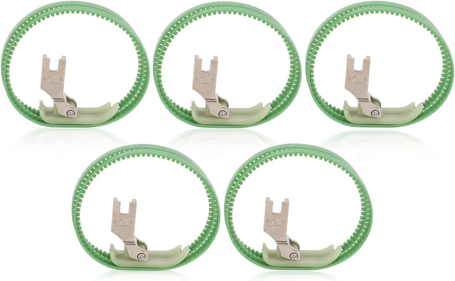 پایه های دو حلقه ای چرخ خیاطی، 5 عددی، جنس استیل ضد زنگ، مناسب برای تعویض و تعمیر چرخ خیاطی های یونیورسال