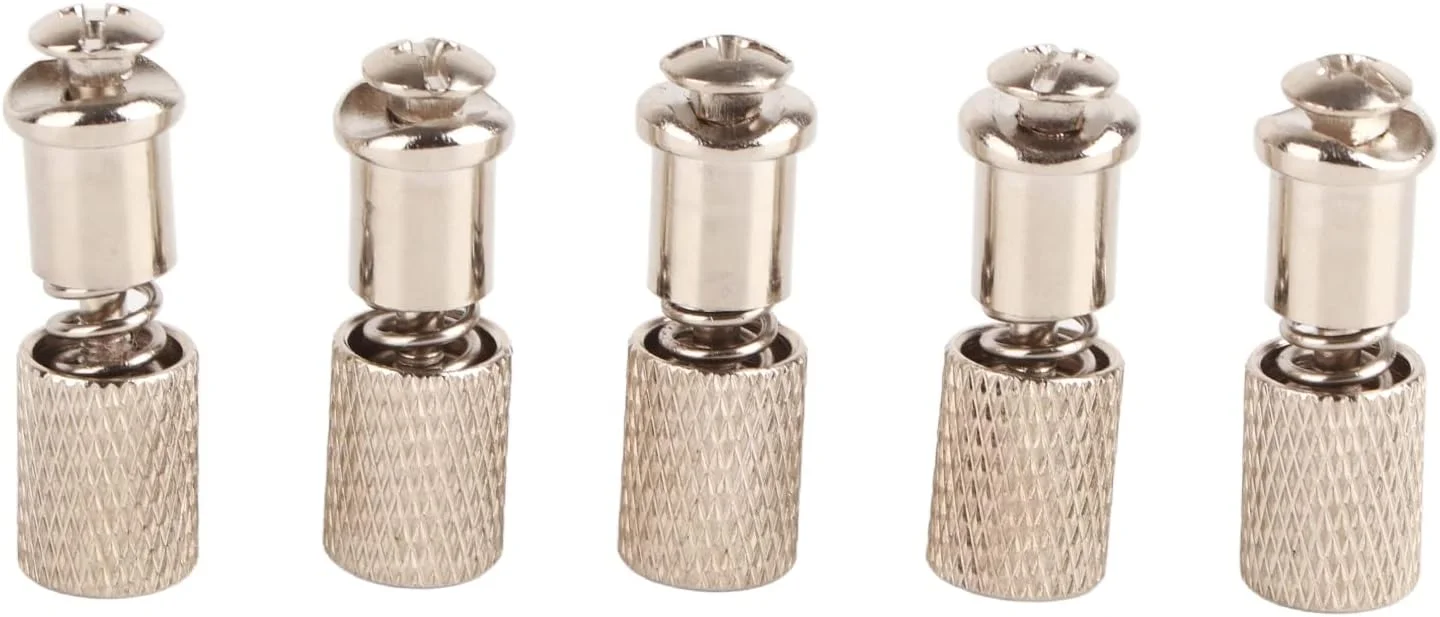 گیره تعویض پایه چرخ خیاطی استیل 5 عددی، گیره فنری تعویض سریع پایه سوزن چرخ خیاطی مناسب برای اکثر چرخ خیاطی های صنعتی