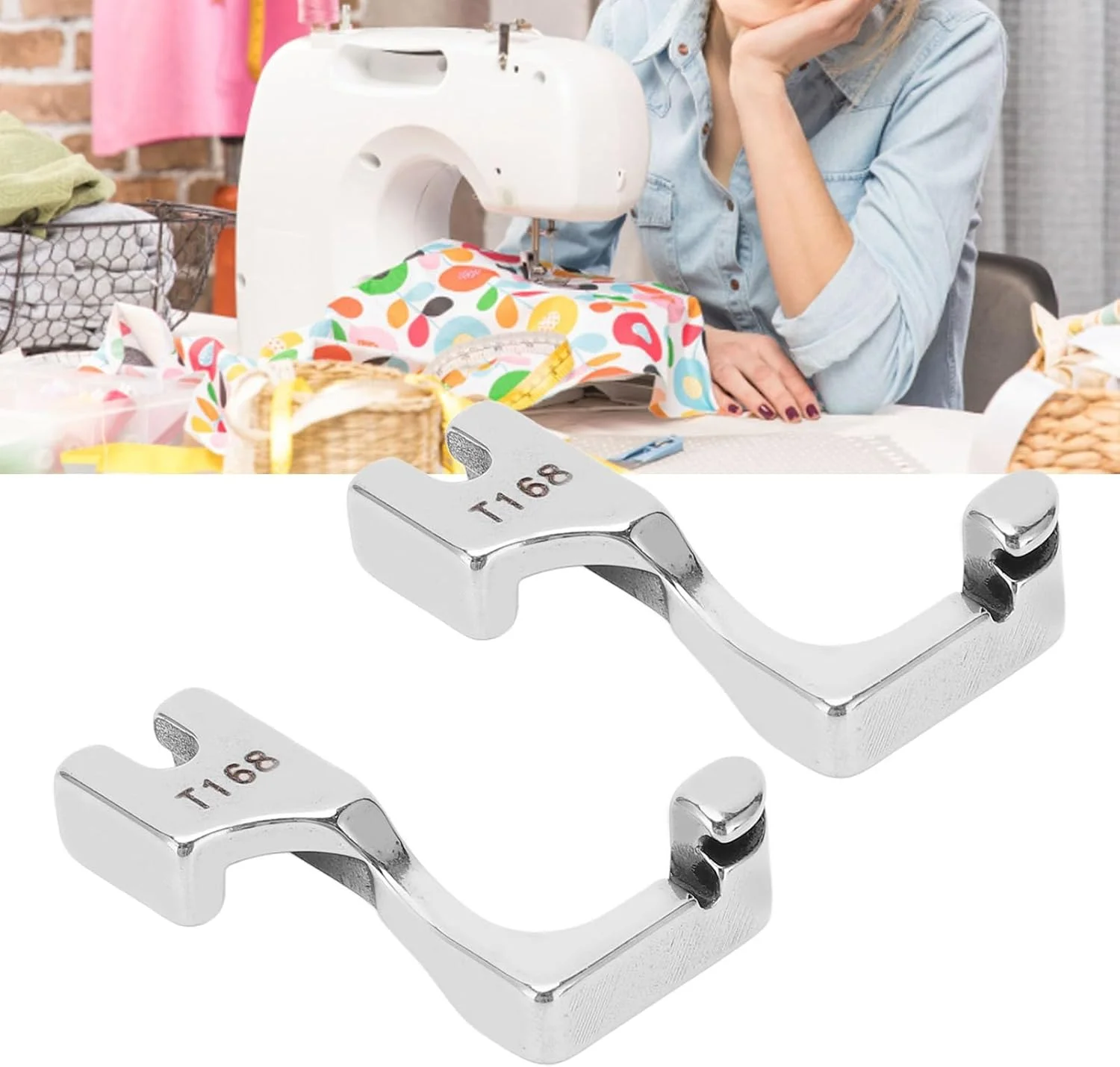 پایه فشاری فولاد ضد زنگ، پایه فشاری خیاطی ساده و کاربردی، کارکرد آسان، مقاوم در برابر سایش برای چرخ خیاطی صنعتی