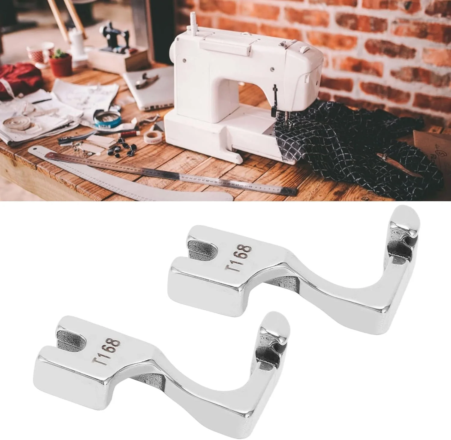 پایه دوخت استیل ضد زنگ، کارکرد آسان، ظاهر براق، جایگزینی عالی برای پایه دوخت چرخ خیاطی صنعتی